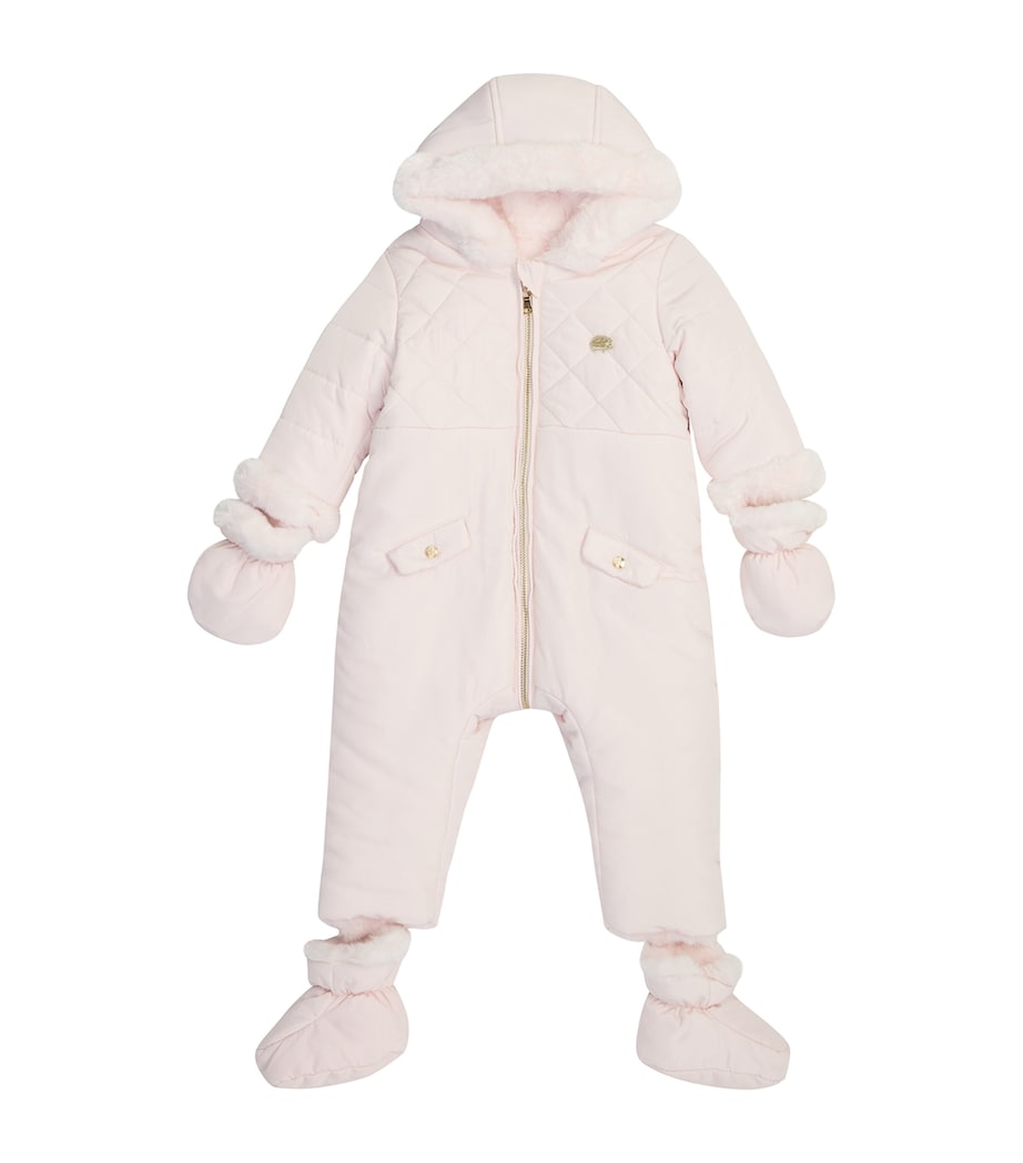 Hedgehog Padded Snowsuit (3-24 Months) 31ROSE P LE Image 1