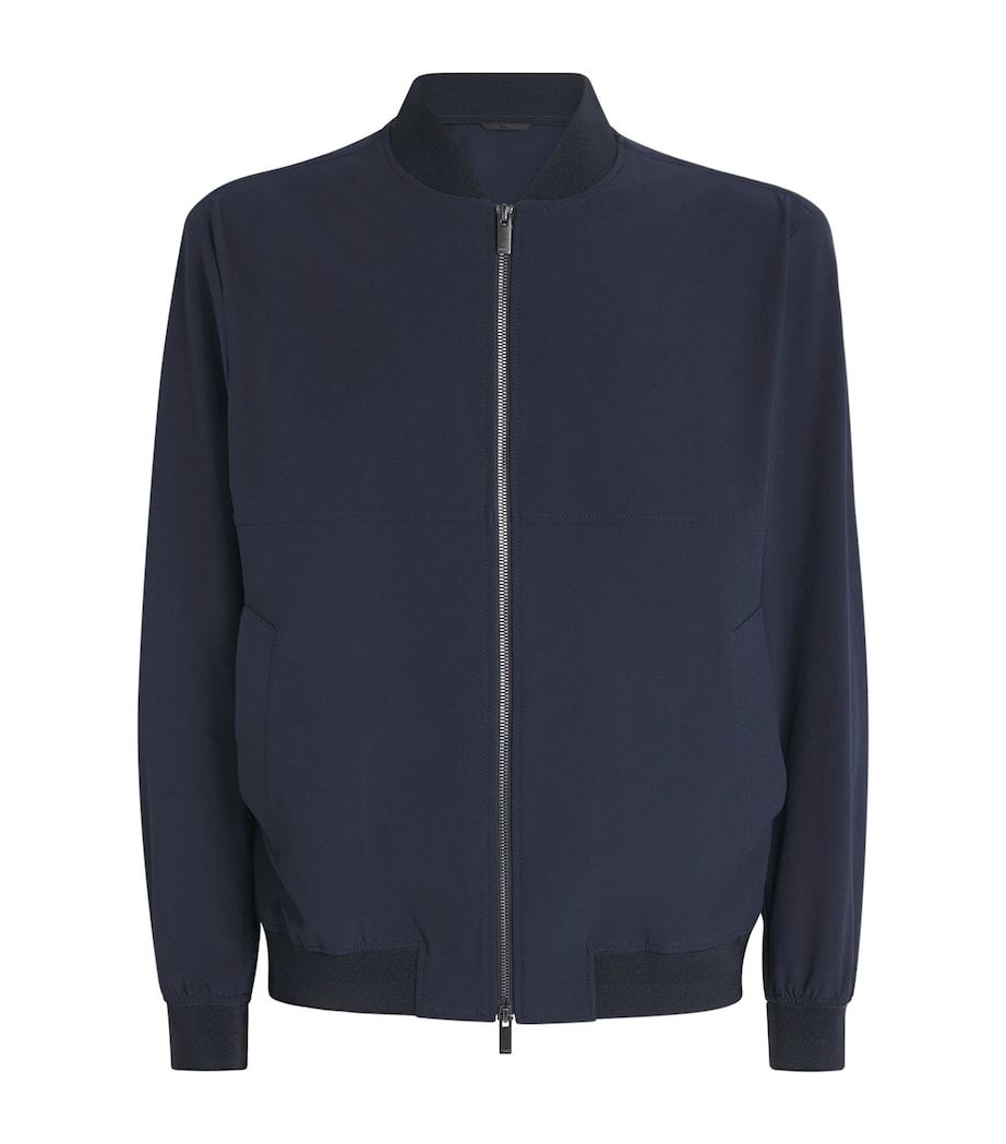 BOSS Mens Technical Slim Jacket Dark Blue Image 1