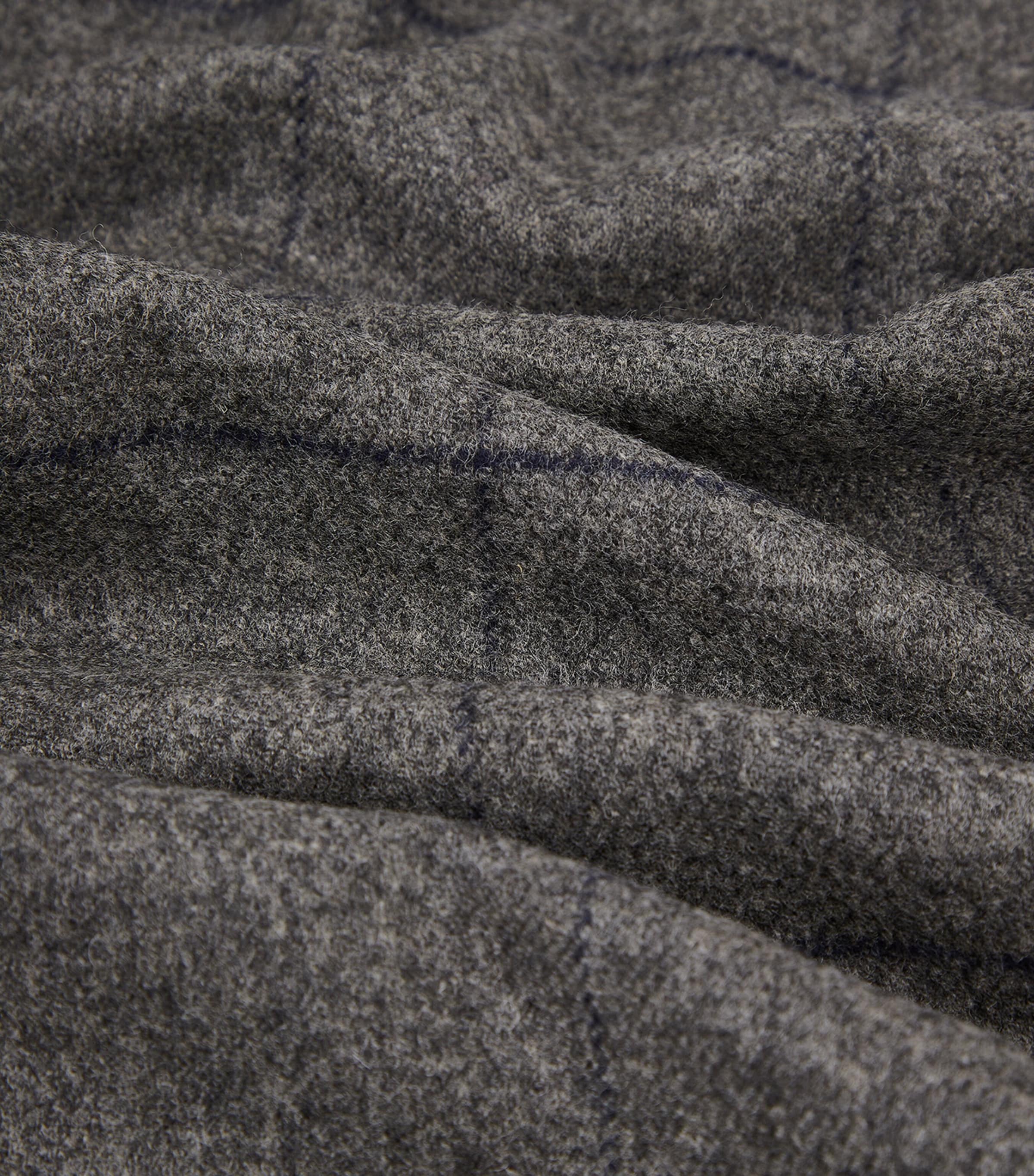 Dunhill Mens Wool Check Jacket Grey Image 4