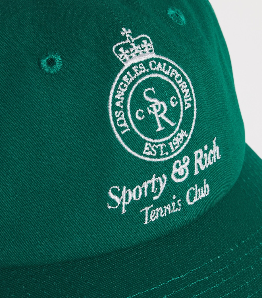 Cotton Embroidered Baseball Cap ALPINE Image 4