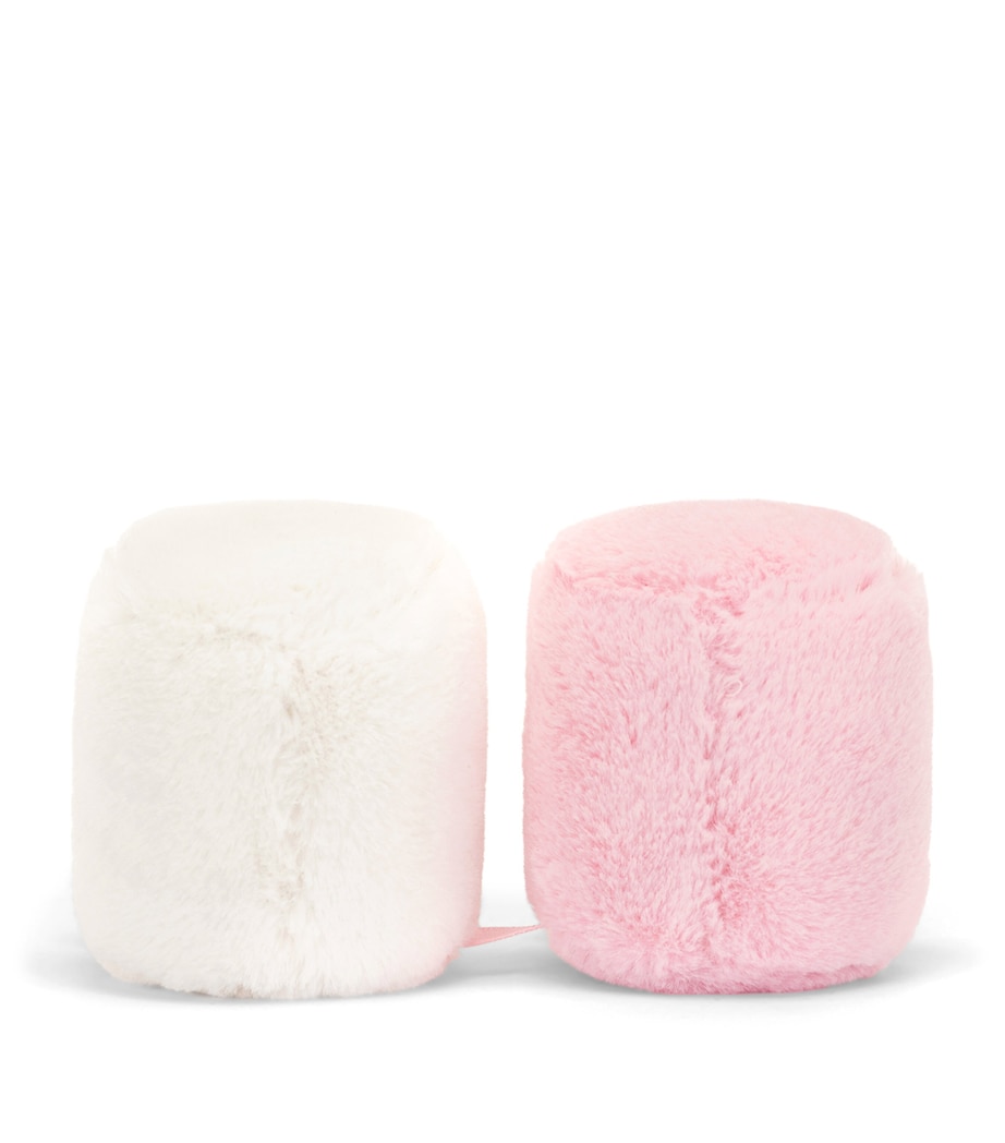 Amuseable Pink and White Plush Marshmallows (9cm) MULTI Image 3