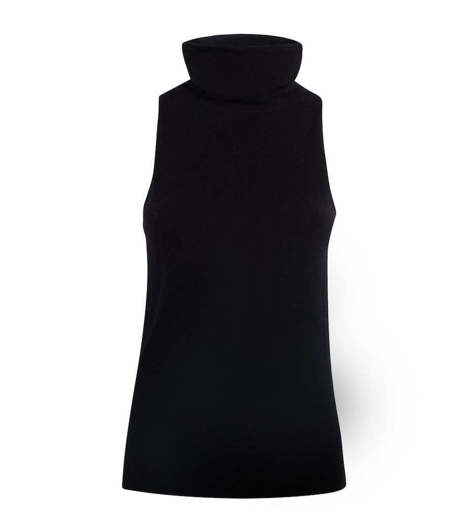 Cashmere Vida Sweater Vest BLACK Image 1