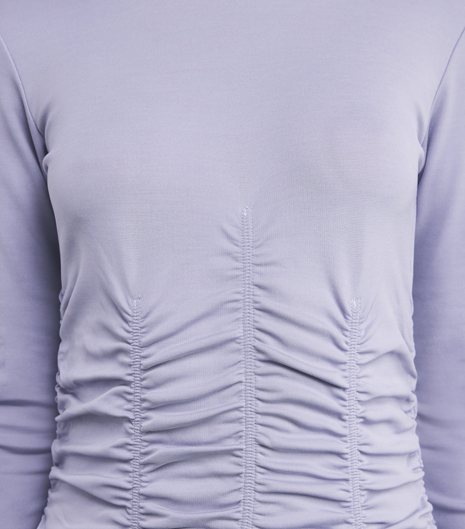 Ruched Maxi Dress 6004 HYACINTH Image 4