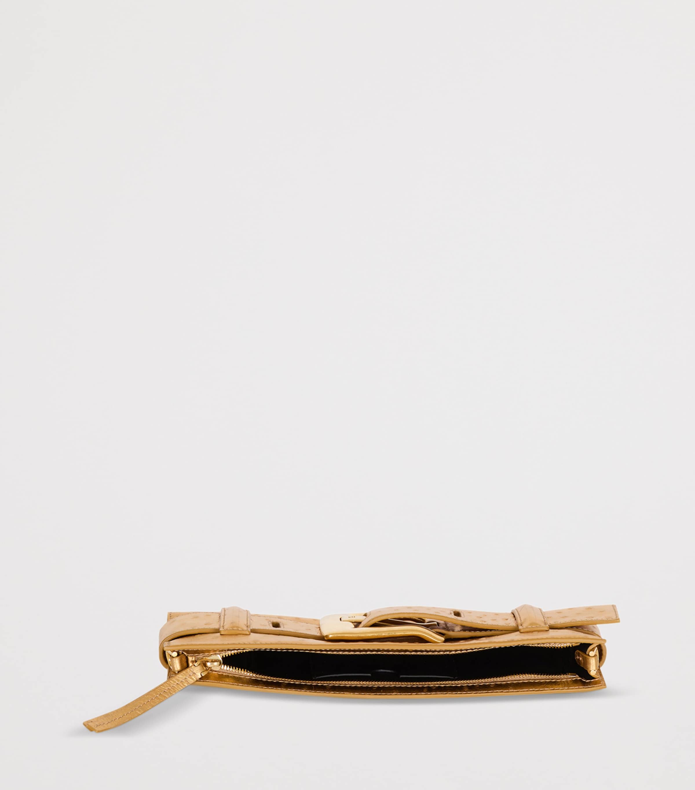 Leather Anthem Clutch Bag 1KA OR Image 4