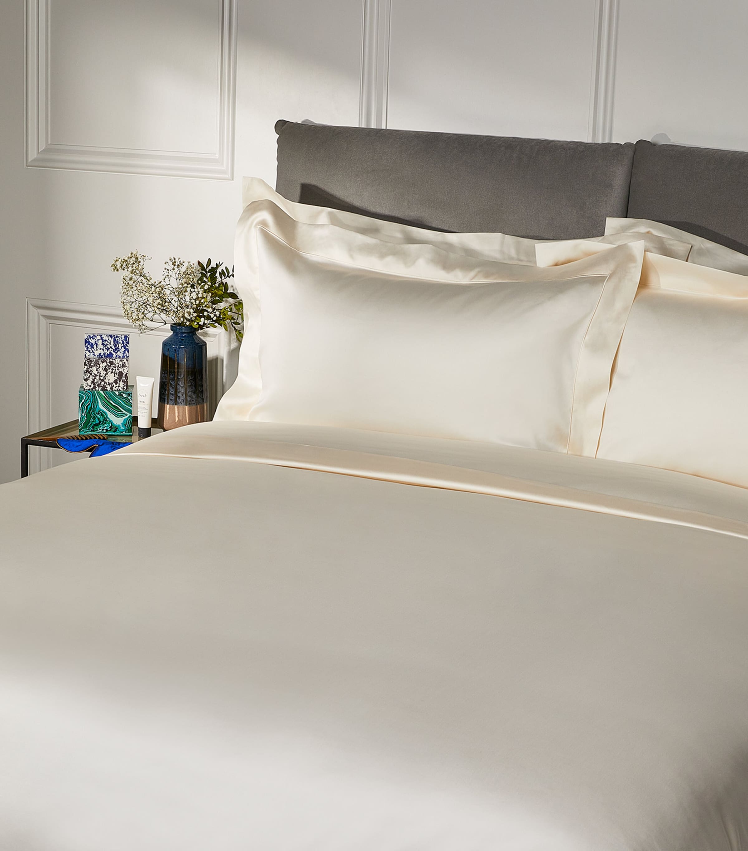 Celso De Lemos Bourdon Super King Flat Sheet (270cm x 300cm) Naturel Image 2