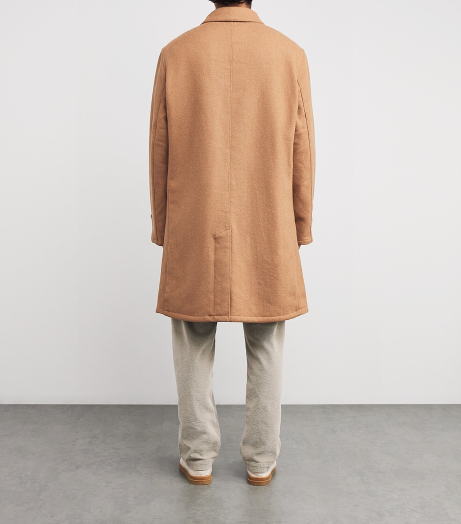 Wool Langdon Overcoat NATURAL Image 4