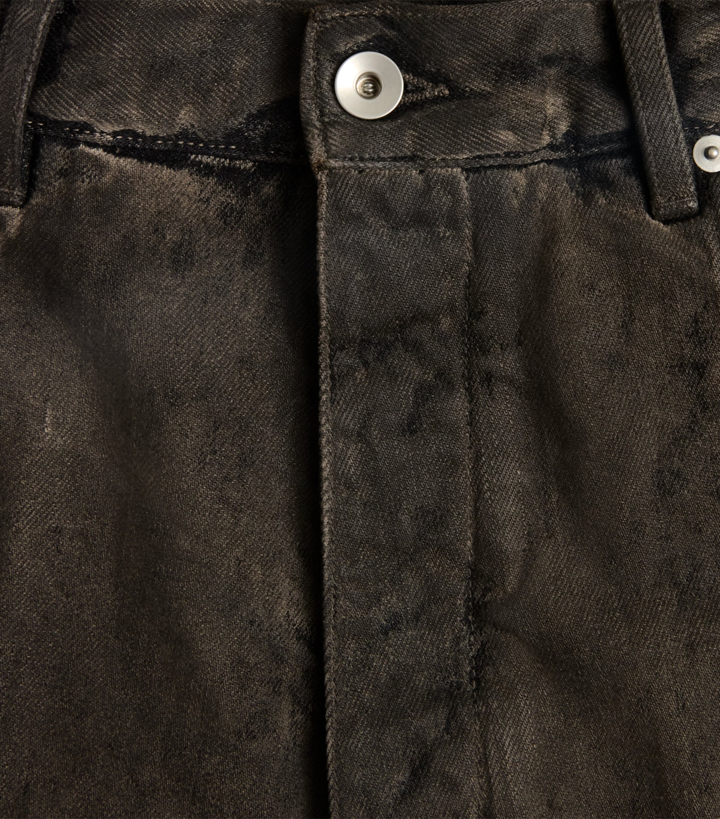 Rick Owens Mens Bolan Bootcut Jeans Dust Image 6