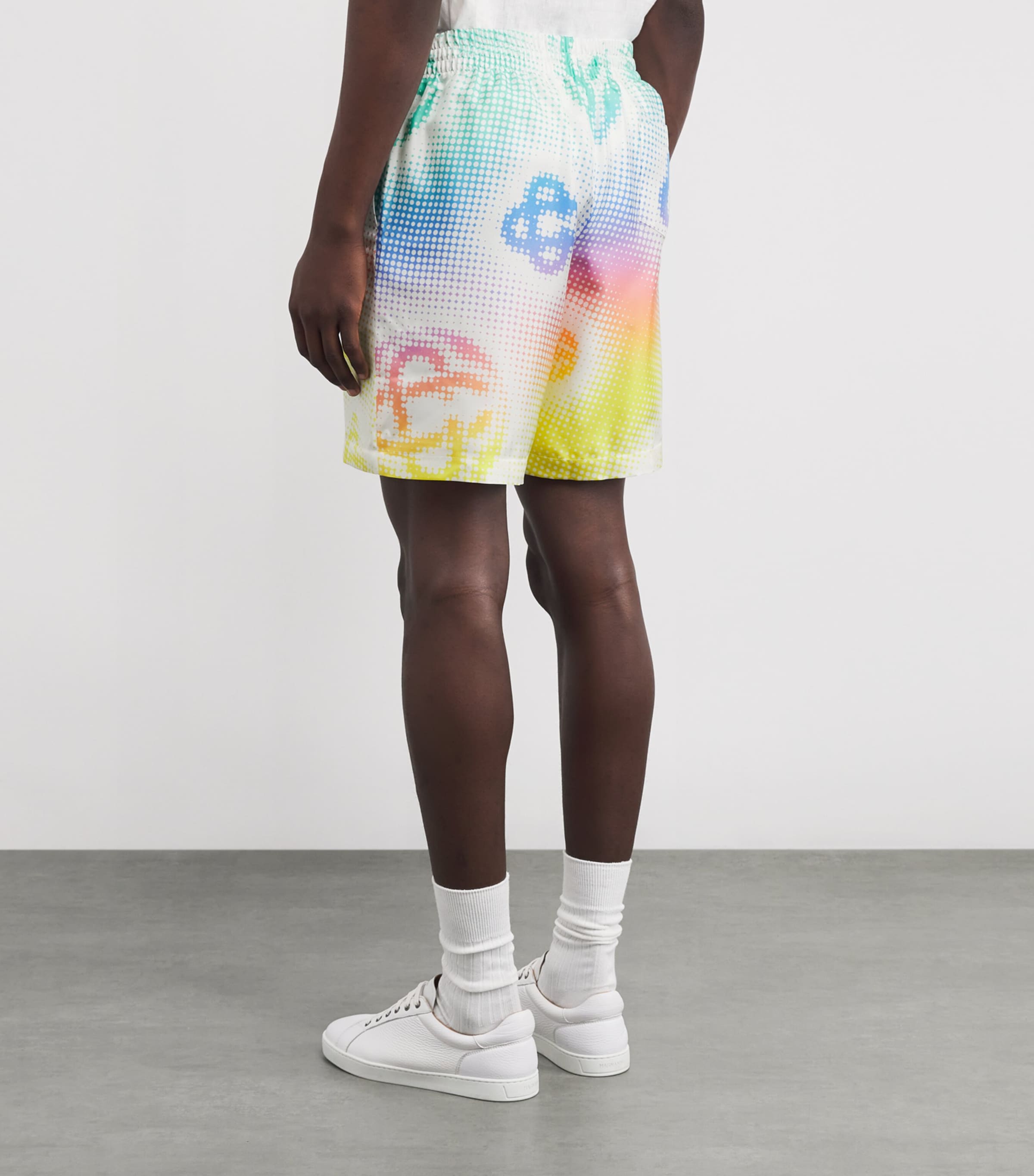 Silk Halftone Logo Shorts HALFTONE LOGO Image 4