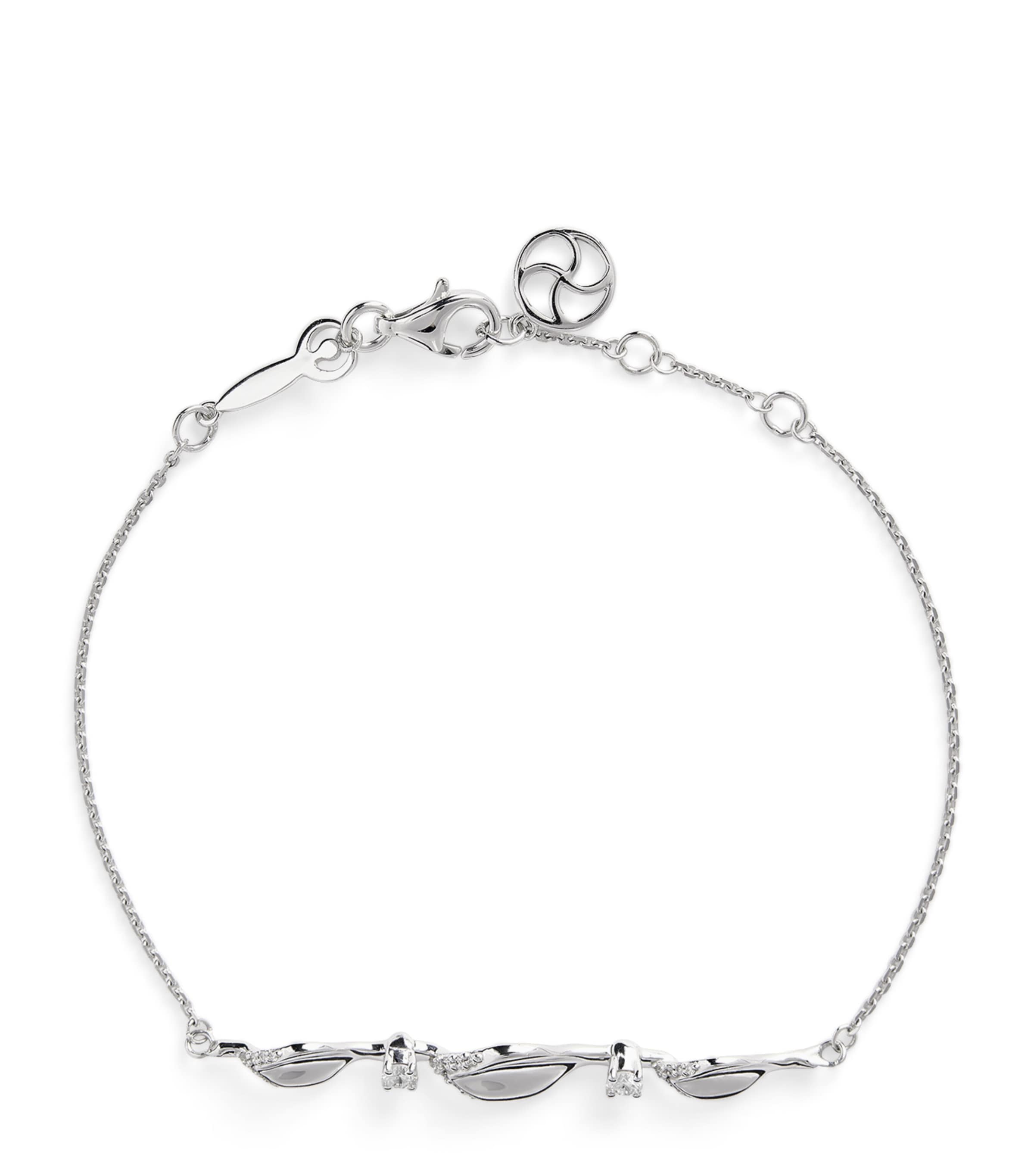White Gold and Diamond Secret Garden Gloria Bracelet WHITE GOLD Image 1