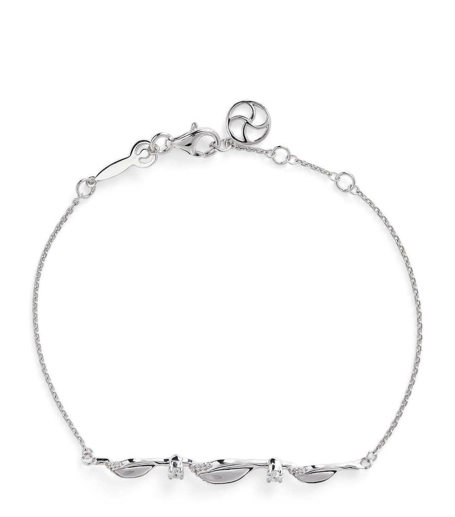 White Gold and Diamond Secret Garden Gloria Bracelet WHITE GOLD Image 1