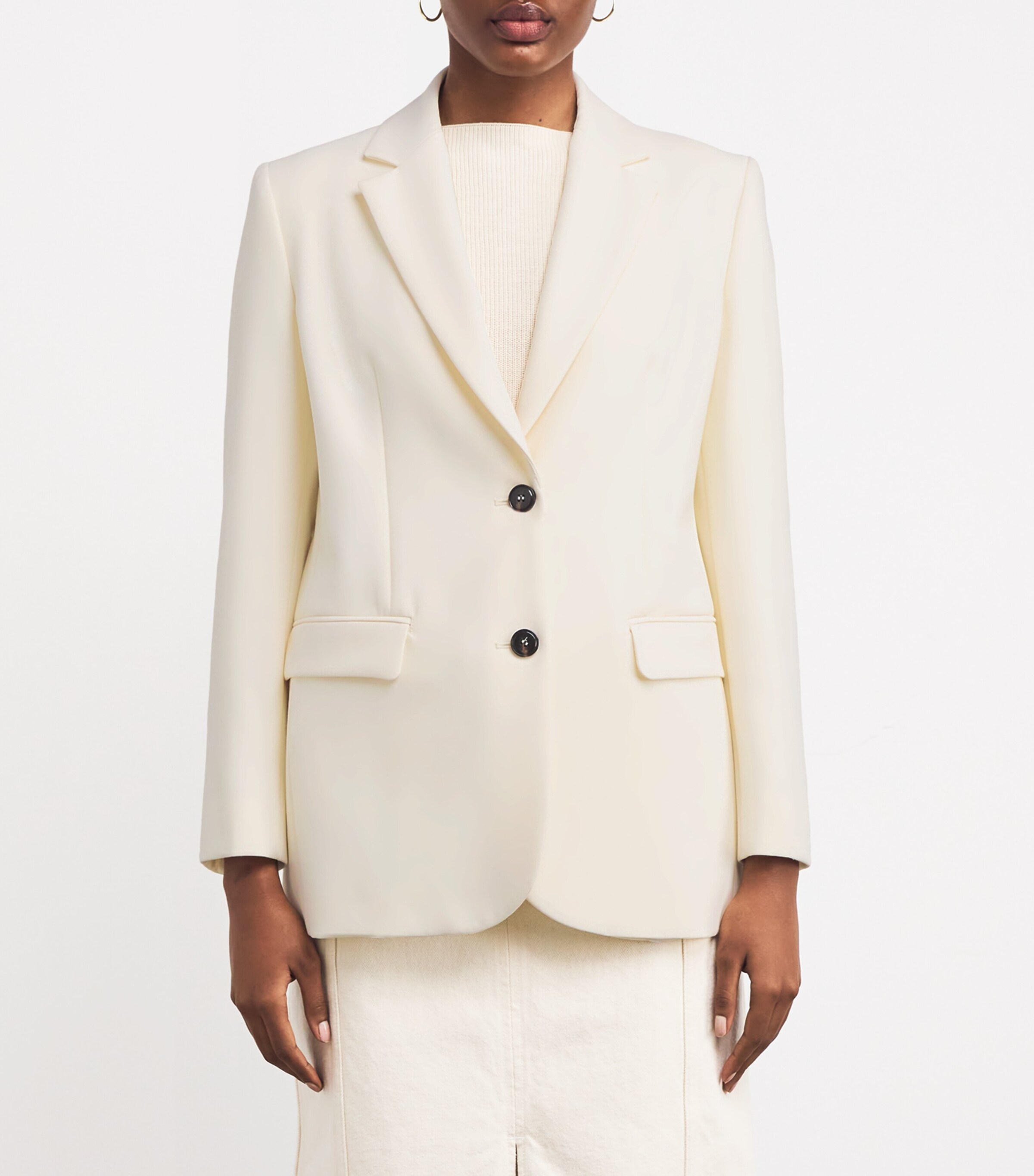 Single-Breasted Blazer IVORY Image 3