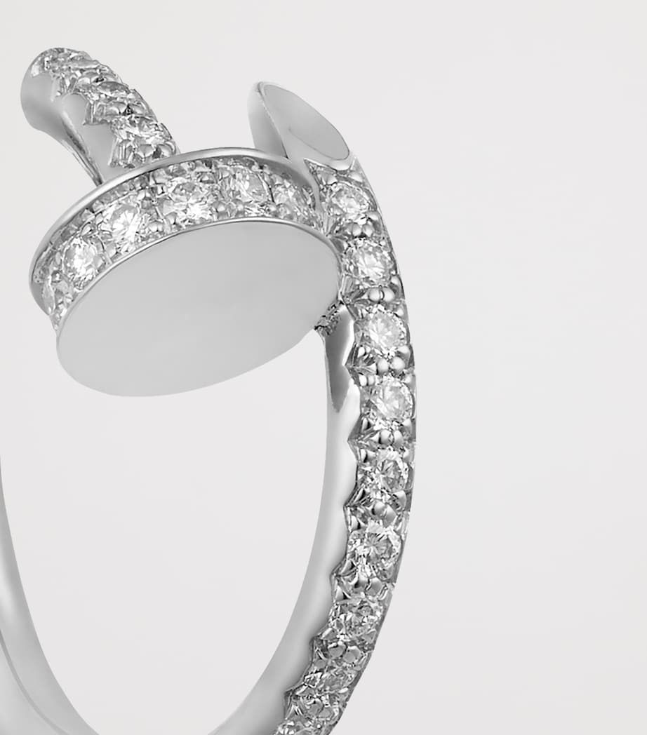 Cartier White Gold and Diamond Juste un Clou Earrings White Gold Image 6