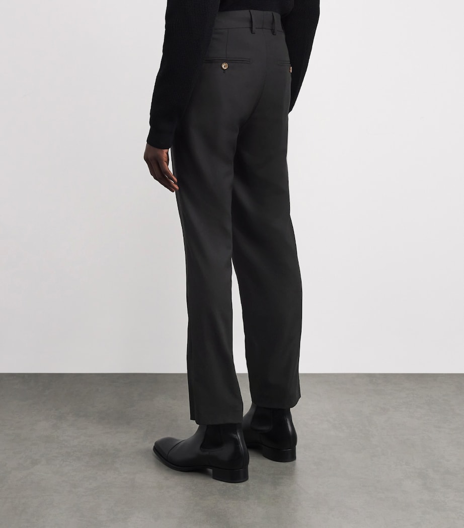 Cashmere Trousers 0091 NERO Image 4