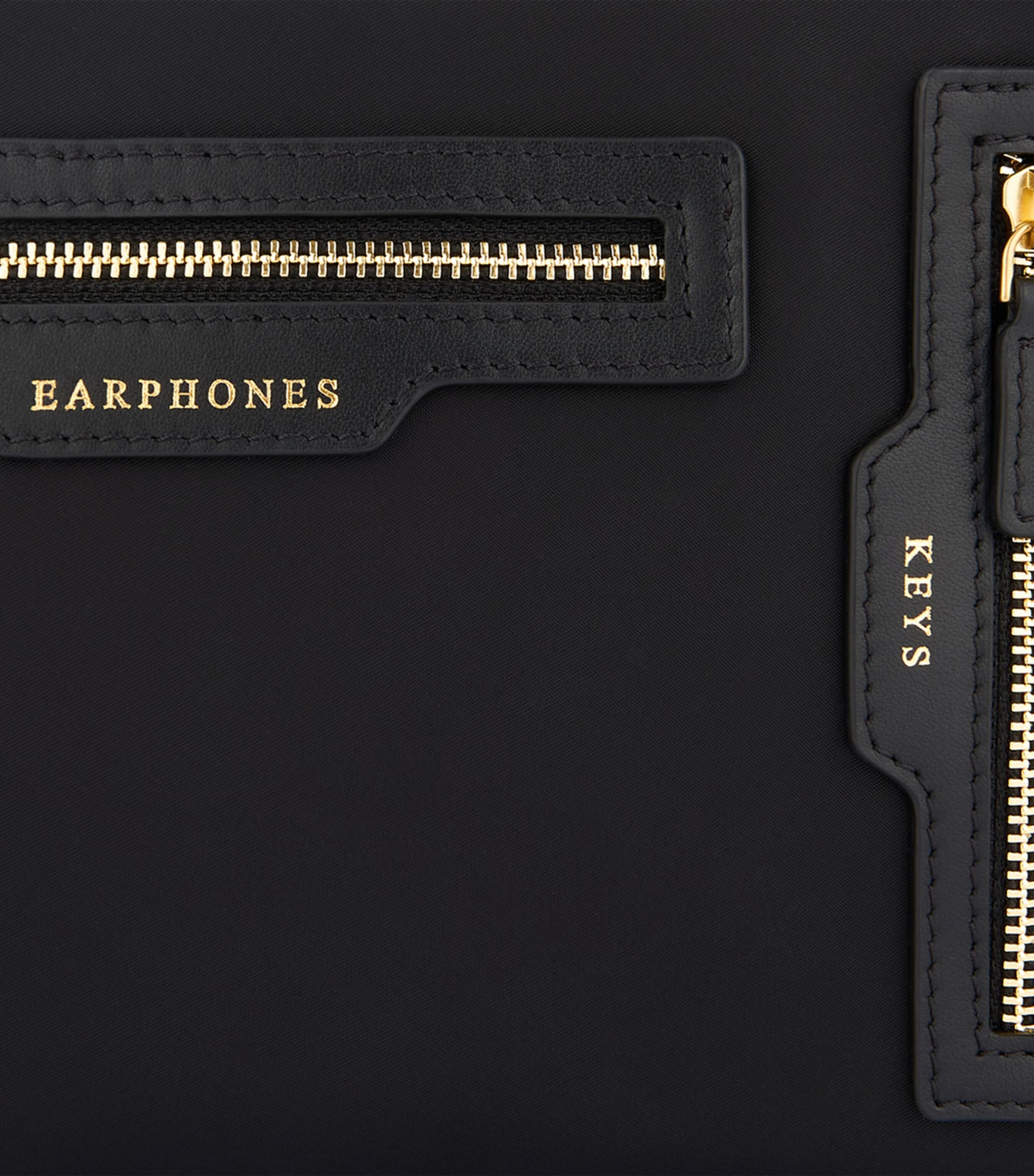 Triple Zip Cross-Body Bag BLACK Image 4