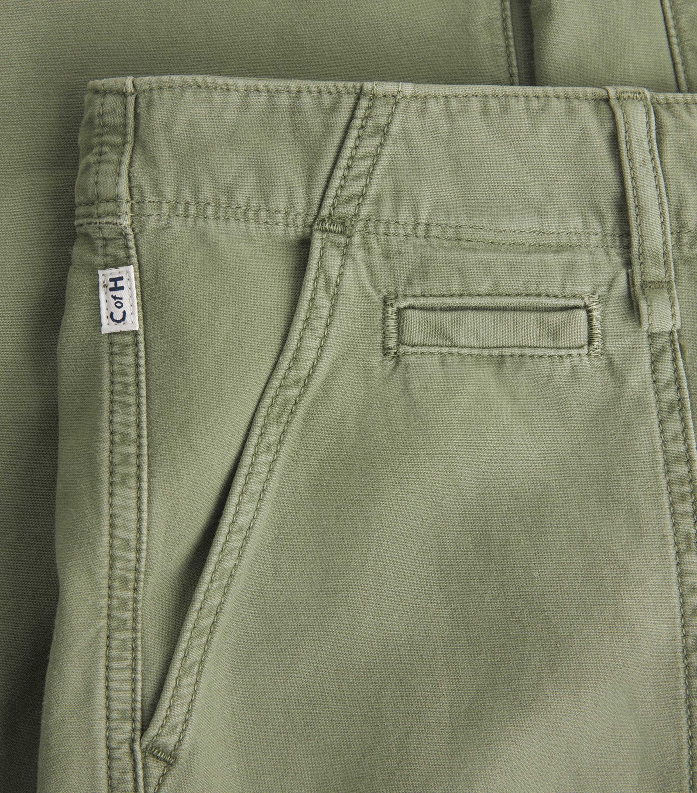 Citizens of Humanity Womens Cotton Winslow Utility Trousers Surplus Med Dk Green Image 6