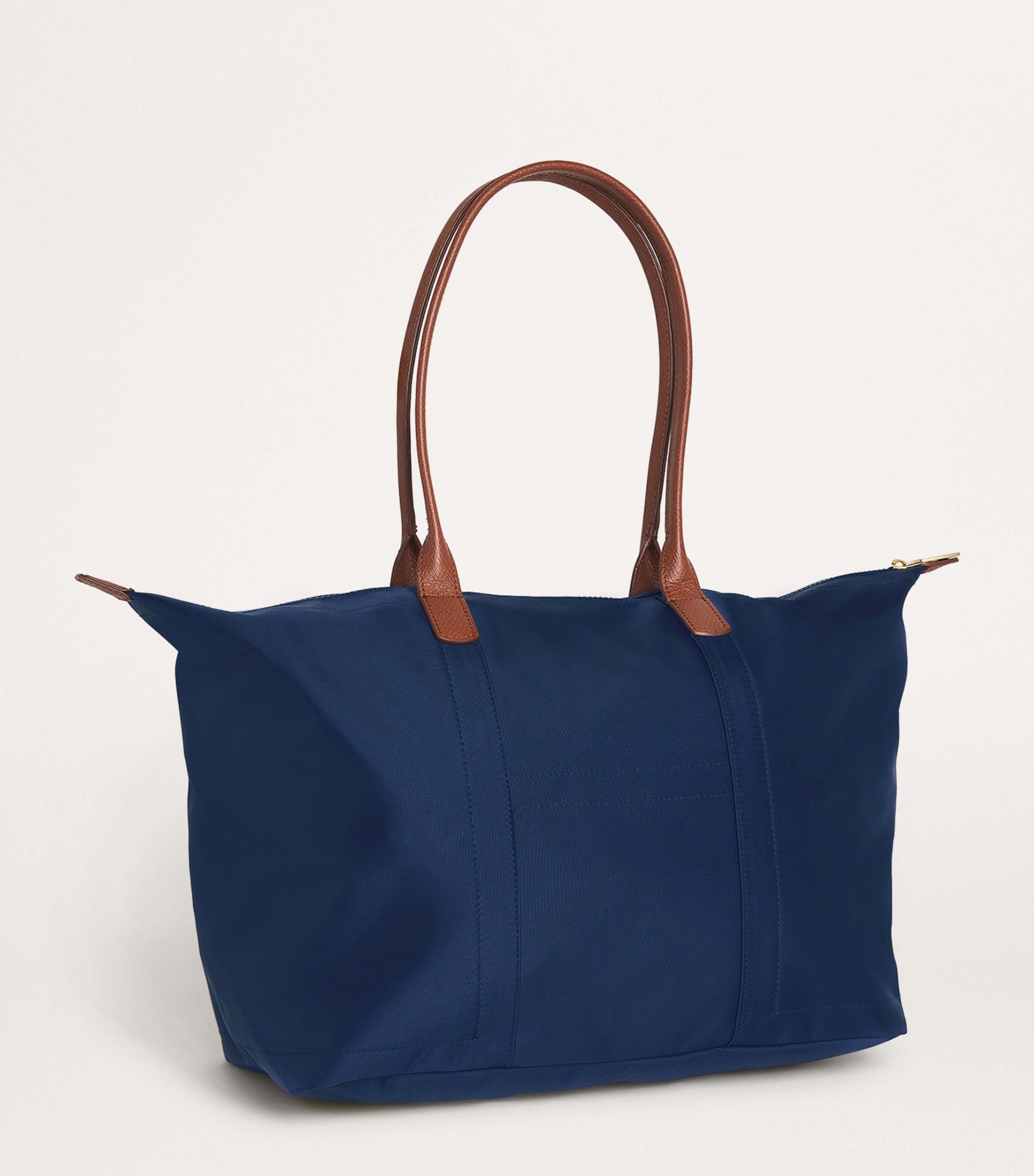Harrods Medium Nylon Tote Bag Navy Image 3