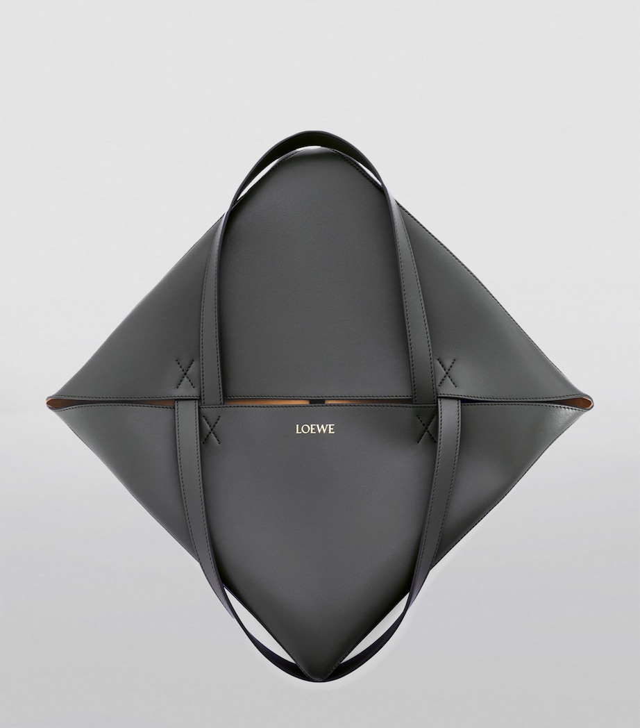 Large Fold Puzzle Tote Bag BLACK Image 5