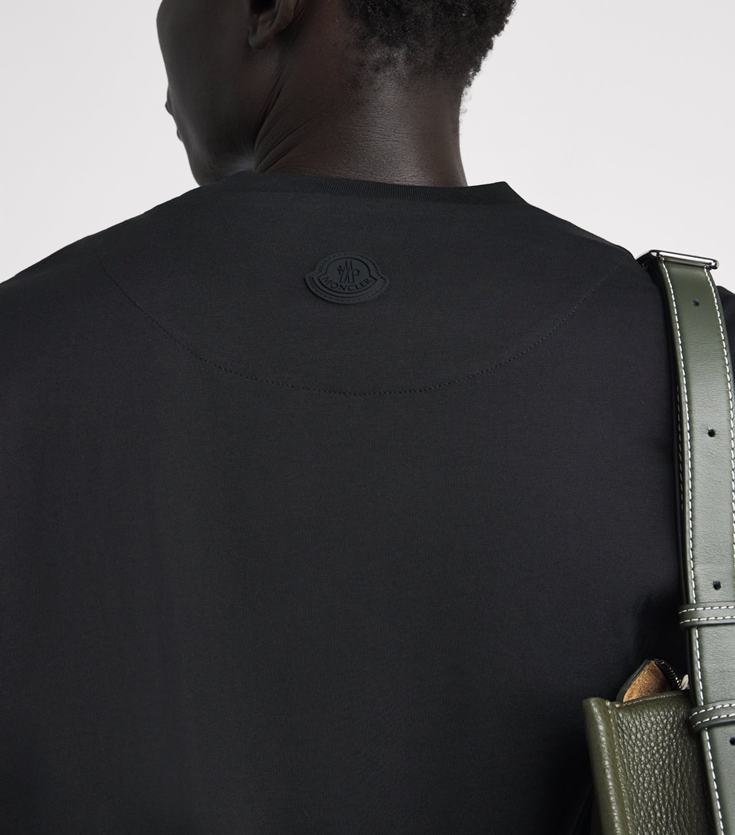 Moncler Mens Cotton Logo T-Shirt Image 3