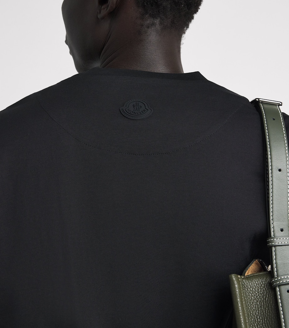 Moncler Mens Cotton Logo T-Shirt Image 3