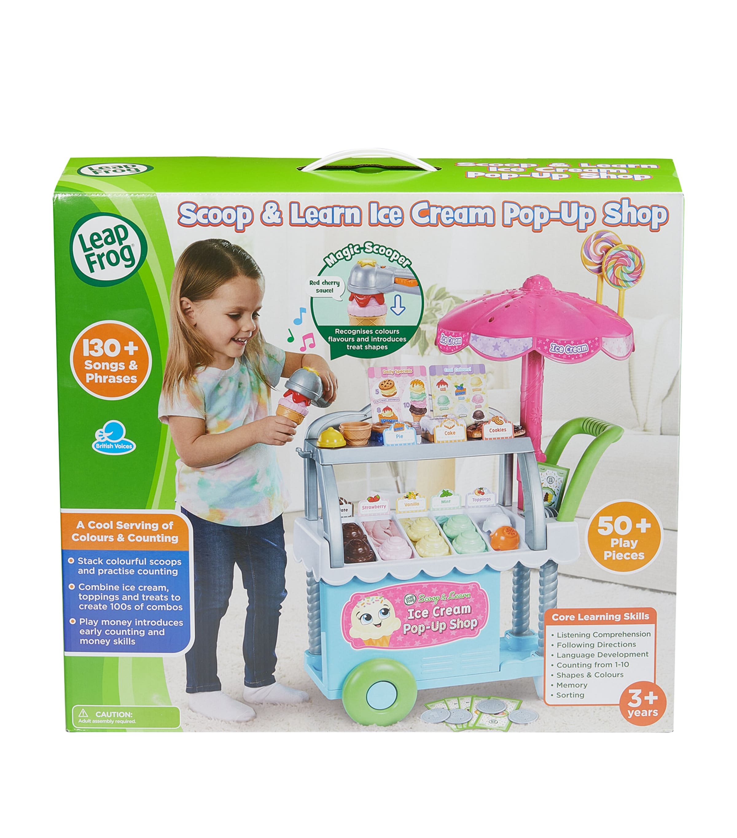Leapfrog Scoop & Learn Ice Cream Pop-Up Shop Playset Image 5