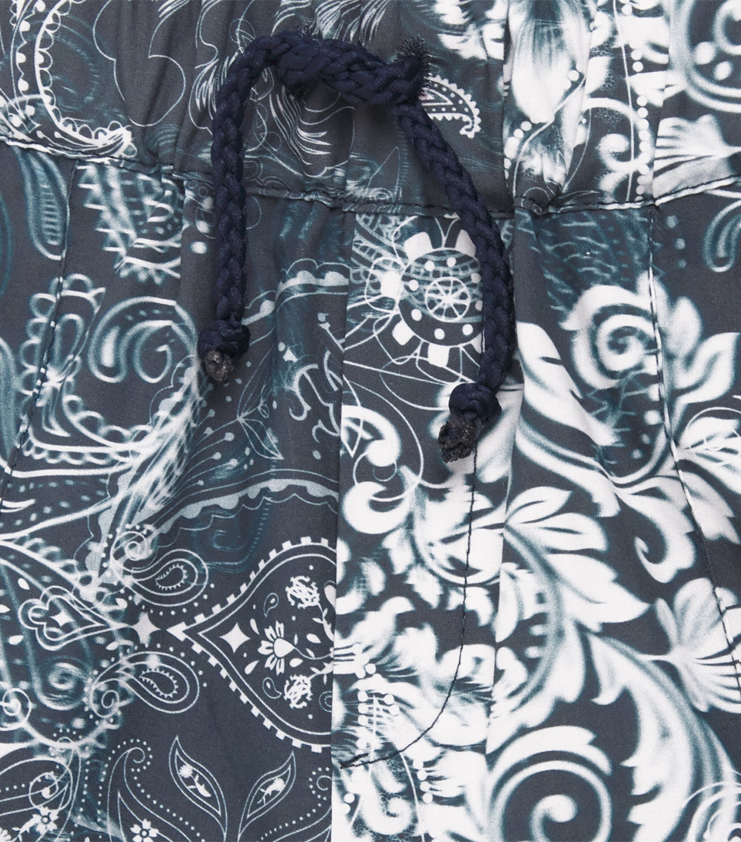 Cotton Paisley Print Bermuda Shorts (4-14 Years) PAISLEY Image 4