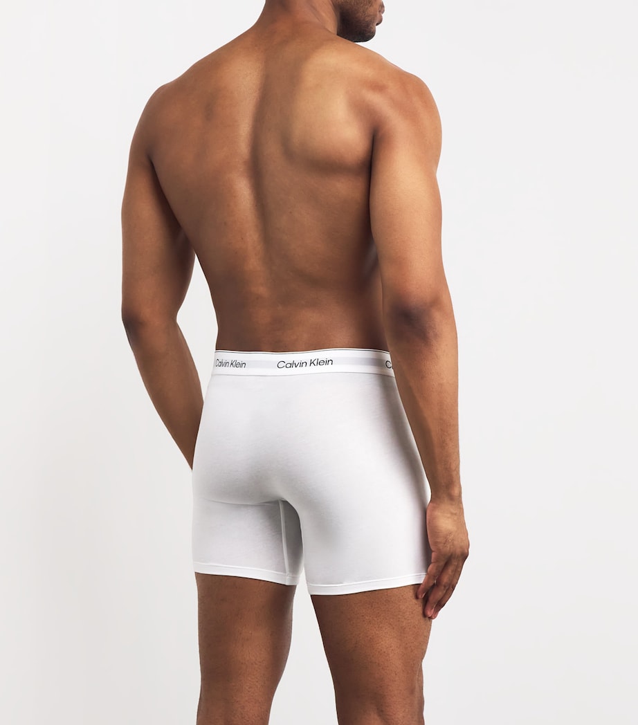 Stretch-Cotton Trunks (Pack of 3) 100-WHITE Image 3