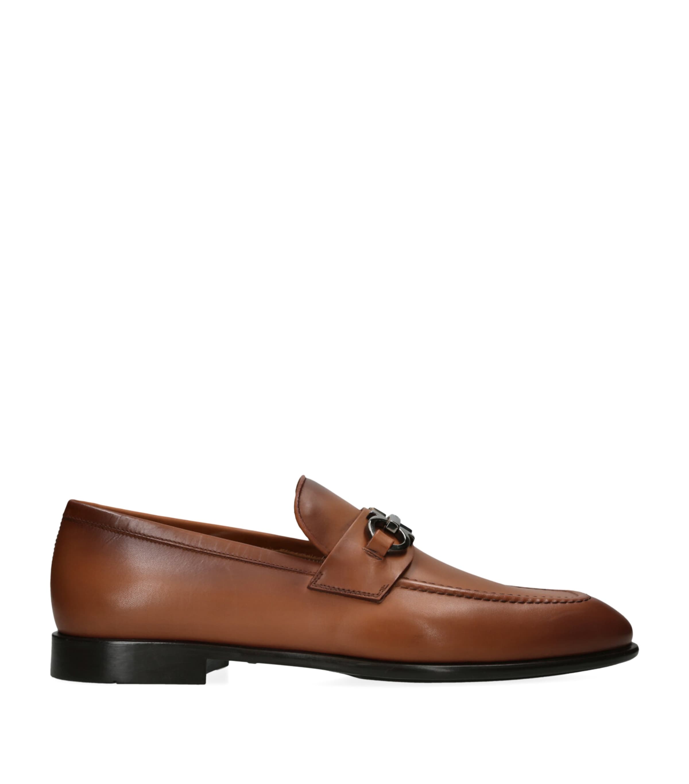 Salvatore Ferragamo Leather Foster Gancho Loafers | Wedding | For the Groom | Shoes | Holiday Shop | Mens | Loafers | Men Shoes | Designers | Ferragamo | Partywear