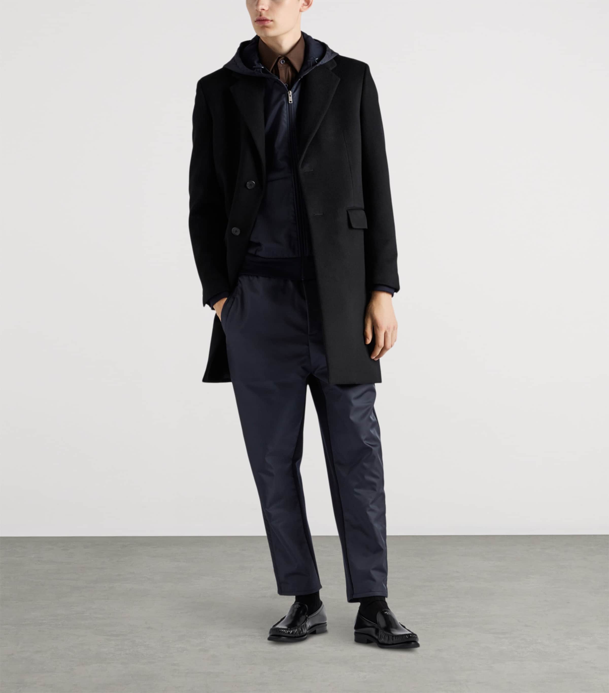 Cotton-Re-Nylon Straight Trousers F0QR3 Image 2