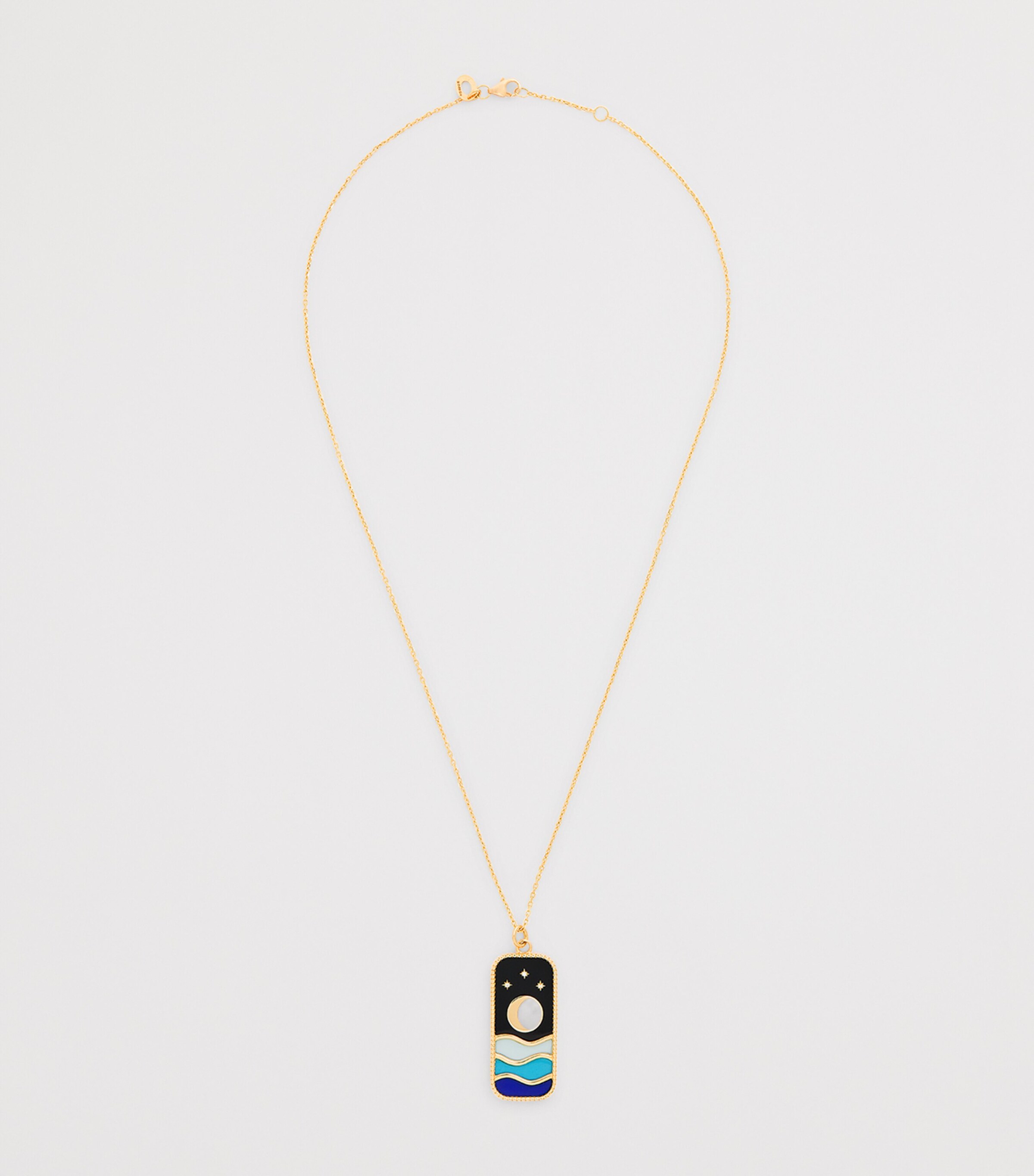 L'ATELIER NAWBAR Yellow Gold and Diamond Cosmic Love The Summer Night Necklace Yellow Gold Image 3