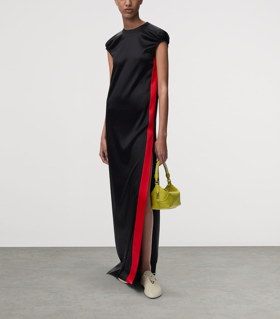 colour block maxi dresses Katwiri Dress the Summers Sunset Color Block Maxi Dress is made for sunny days and sweet summer nights LOEWE Black Silk Colour-Block Maxi