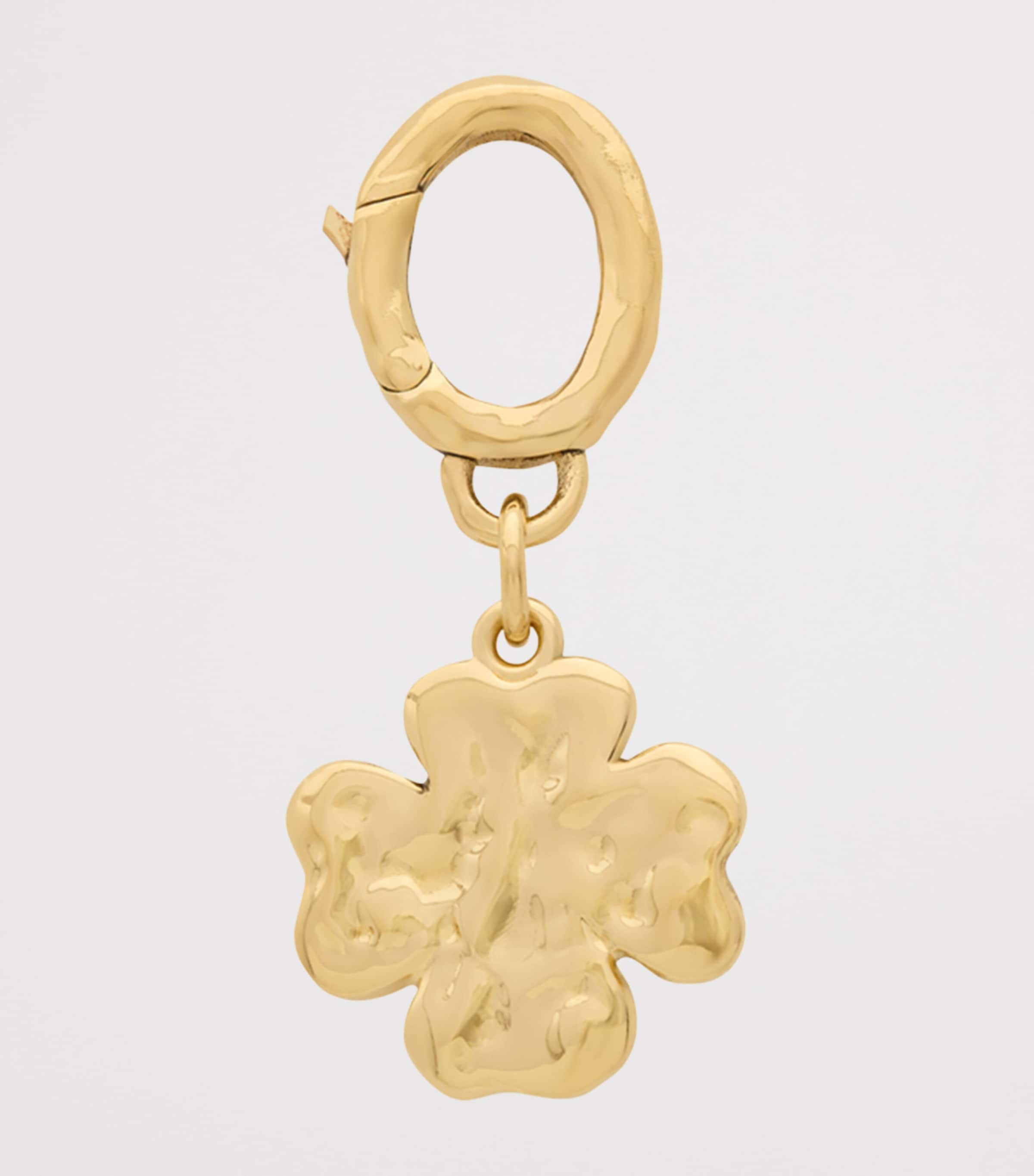 Saint Laurent Engraved Clover Charm Image 2