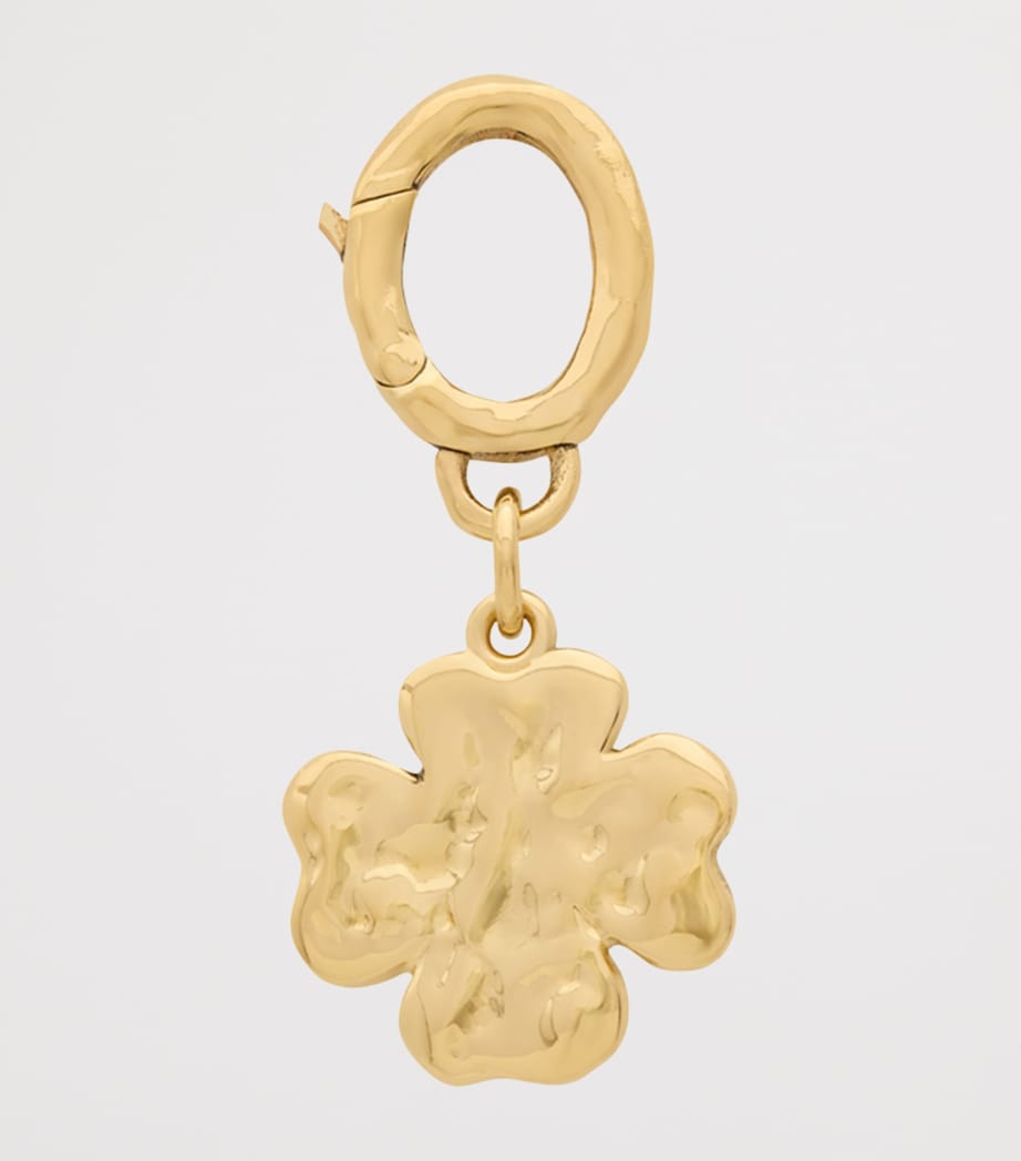 Saint Laurent Engraved Clover Charm Image 2