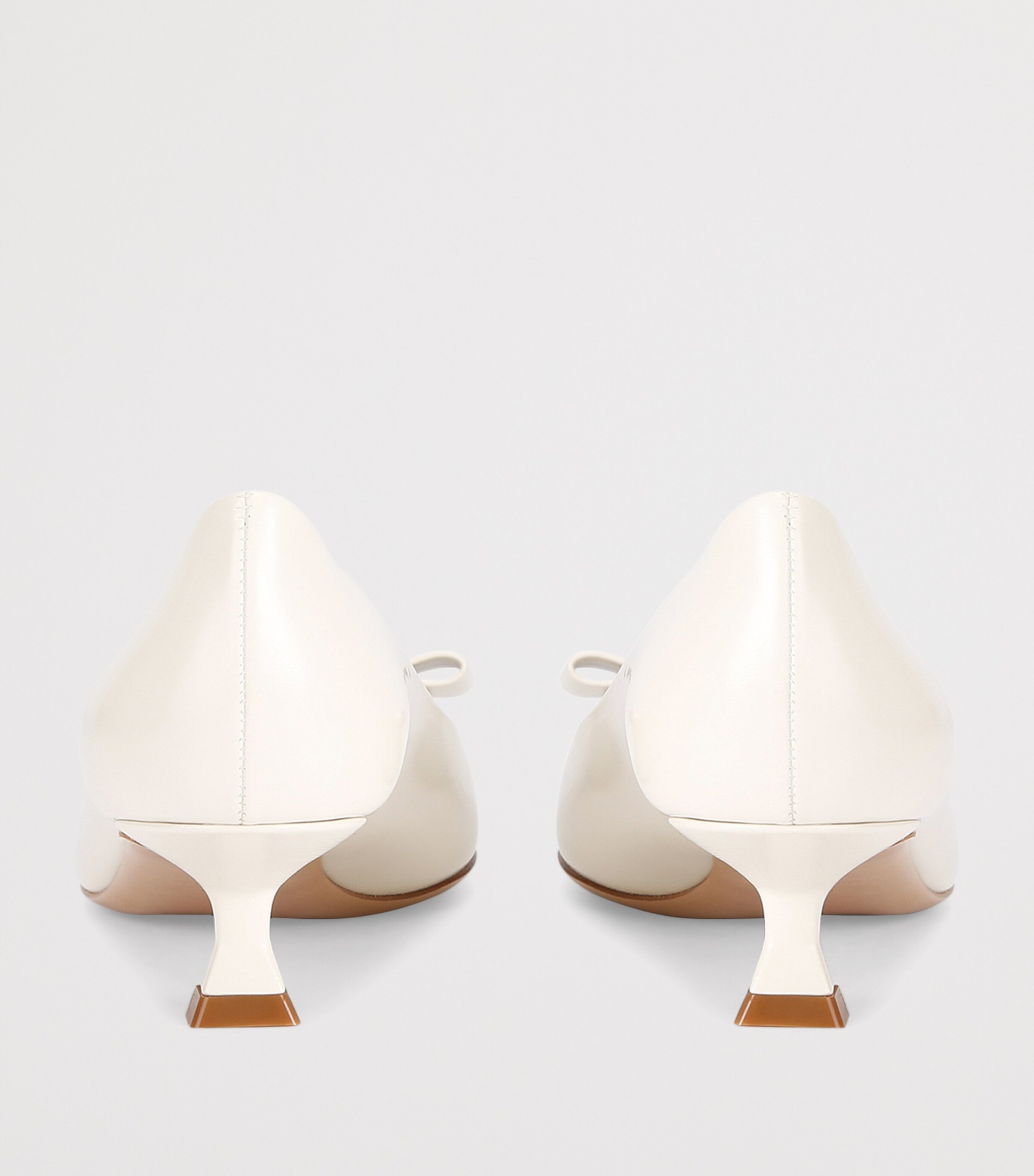 Salvatore Ferragamo White Leather Zelma Pumps 40 | Harrods VE