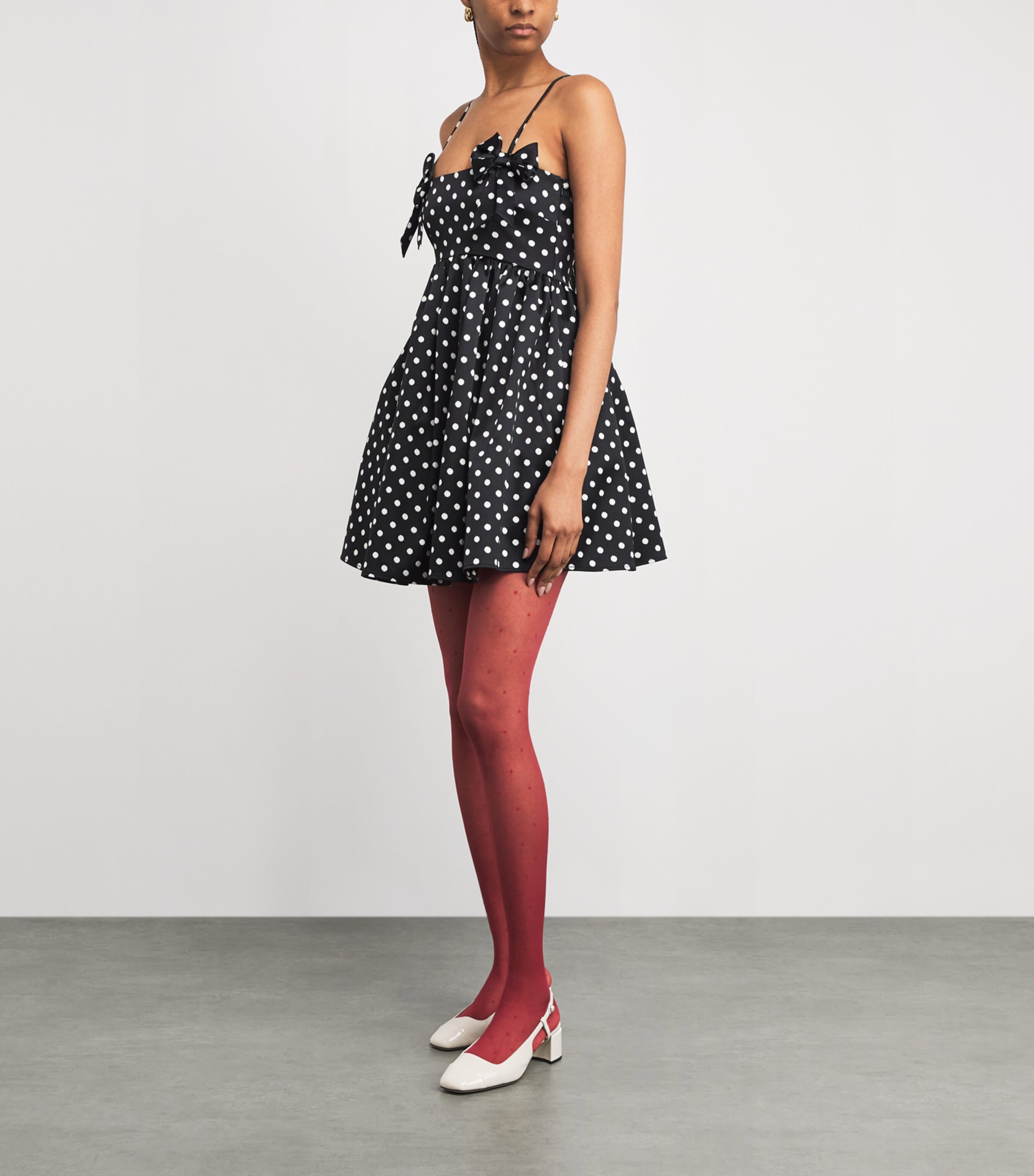 Falke Womens Dot 15 Tights Ruby Image 2