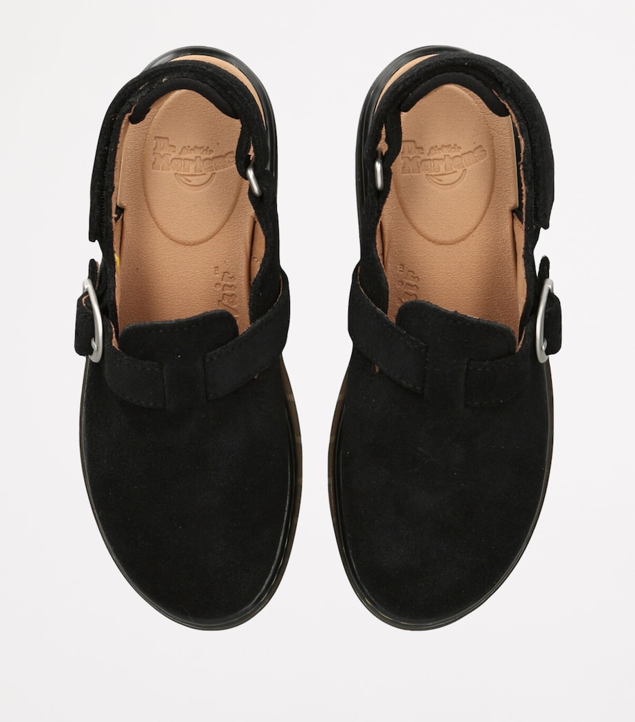 Suede Jorgie Junior Sandals BLACK Image 4