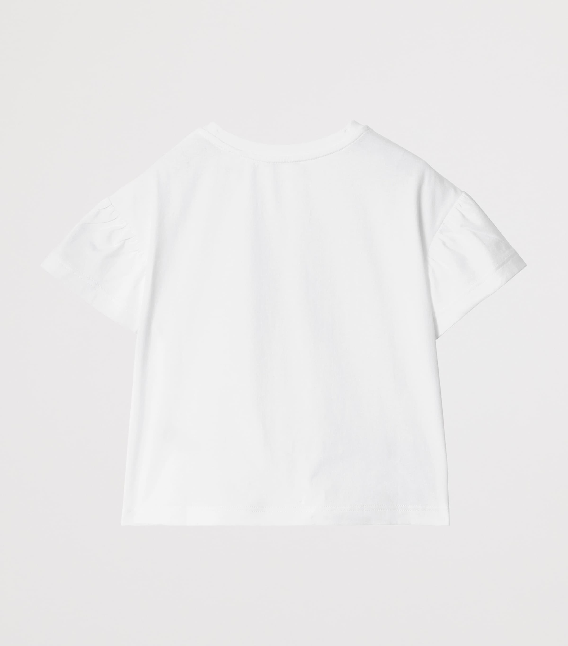 Cotton Embellished EKD T-Shirt (3-12 Years) WHITE Image 2