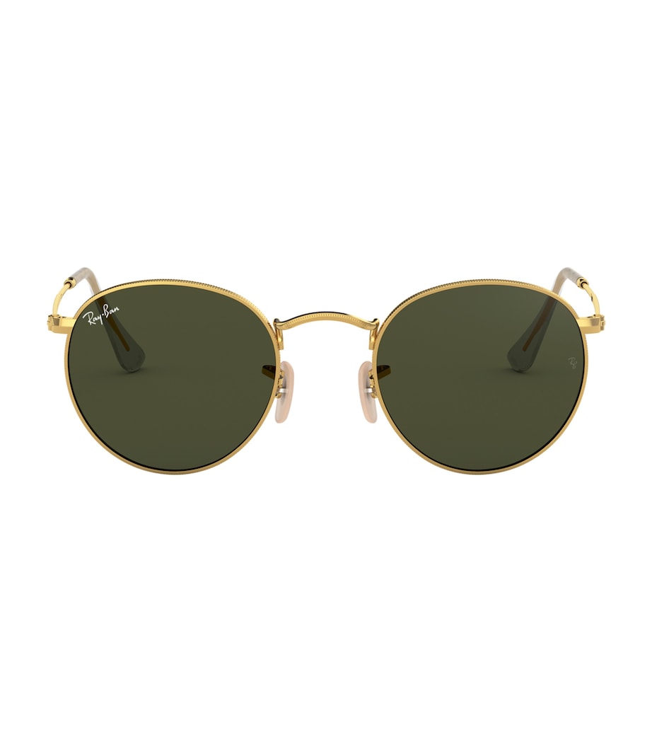Round Wire-Frame Sunglasses NO COLOUR Image 1