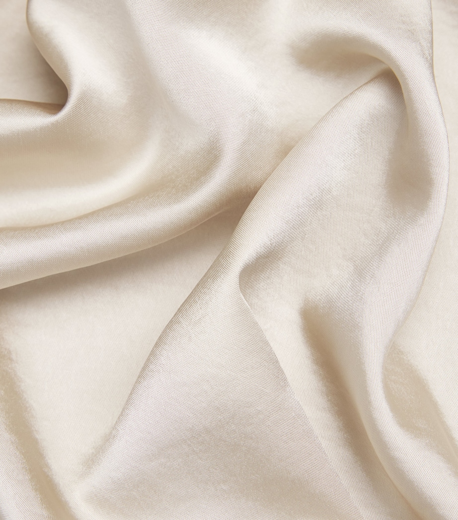 Satin-Front T-Shirt IVORY Image 5