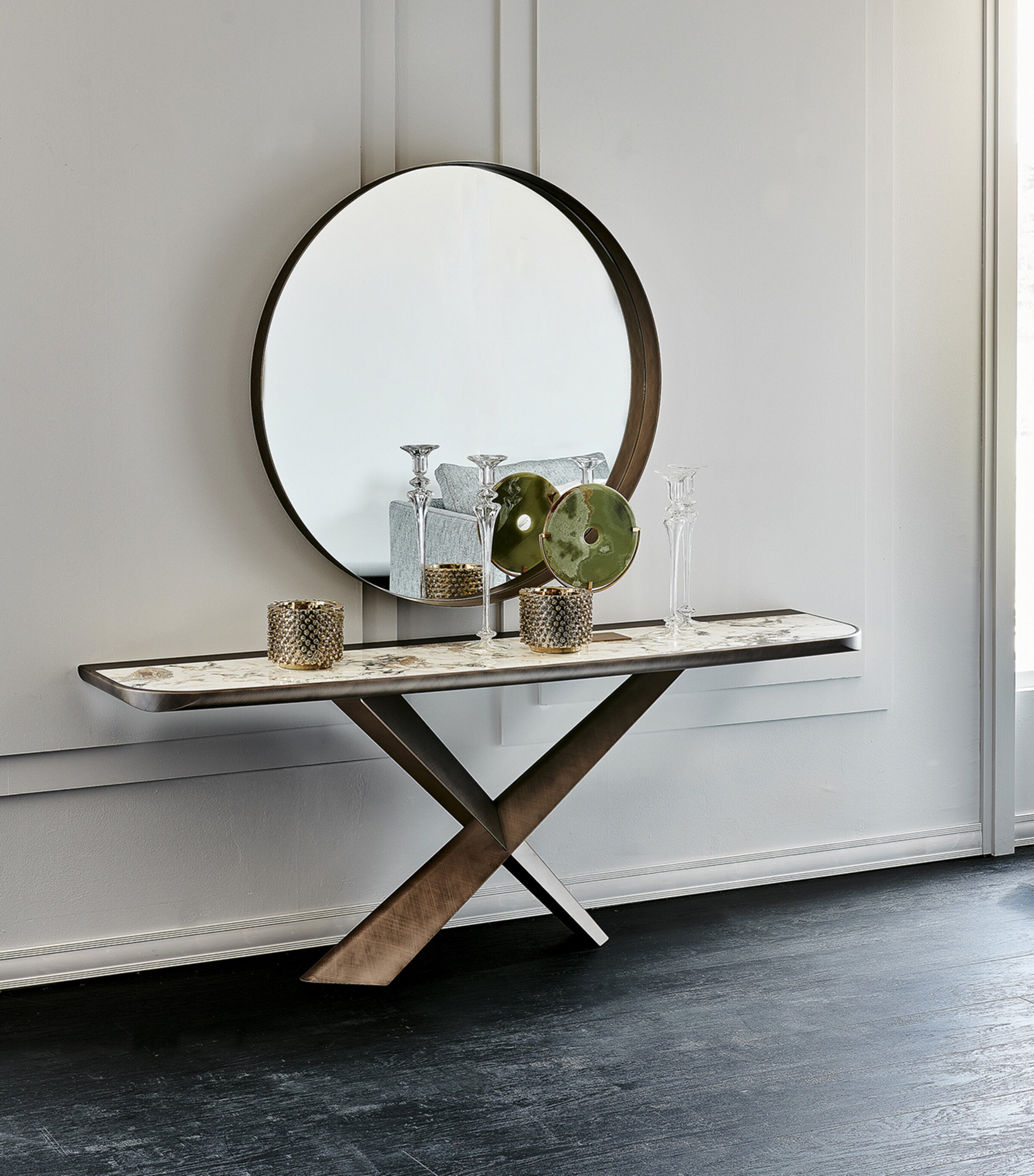 Terminal Keramik Premium Console Table BRUSHED BRONZE Image 2