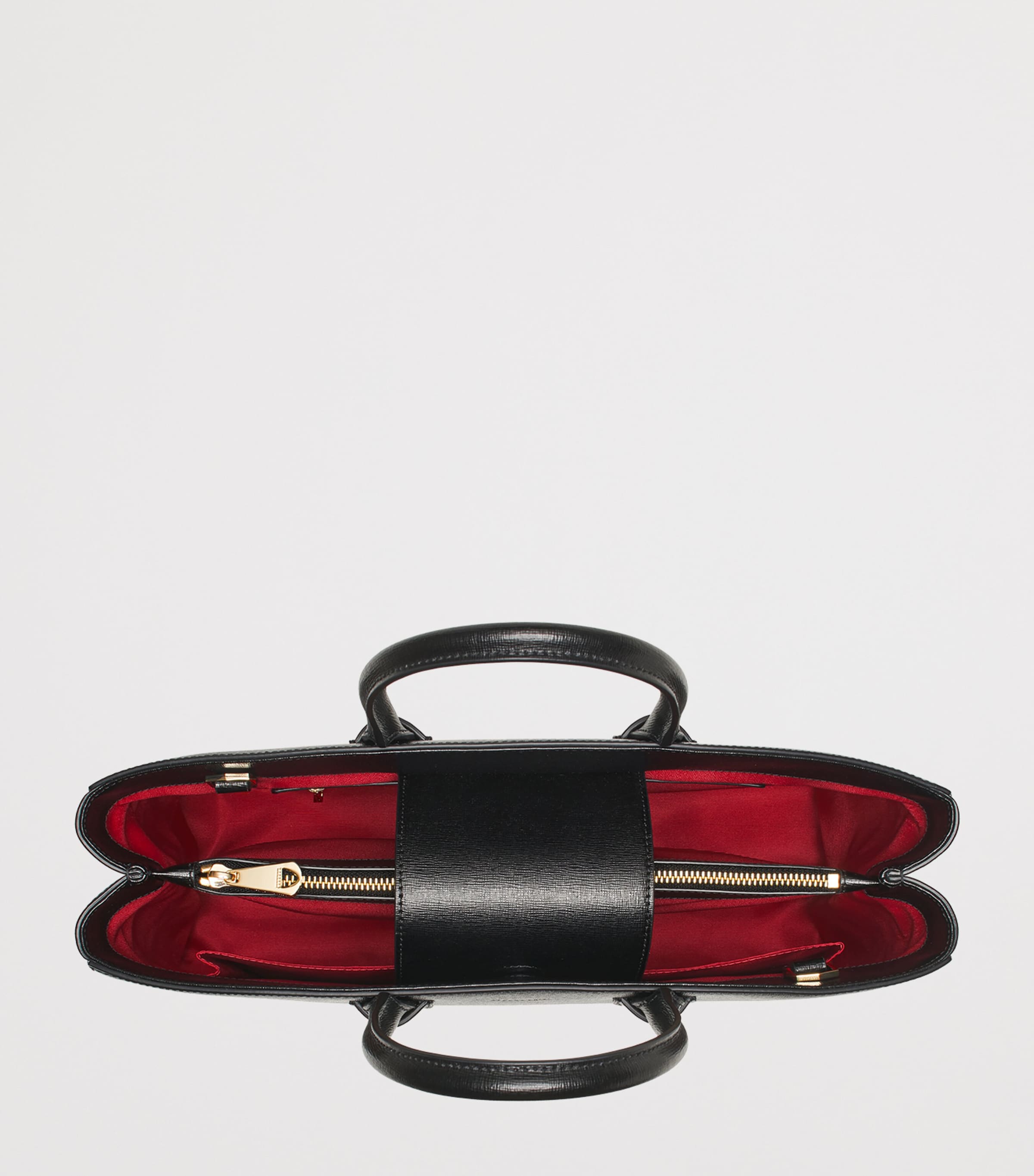 Leather Madison Tote Bag BLACK Image 4