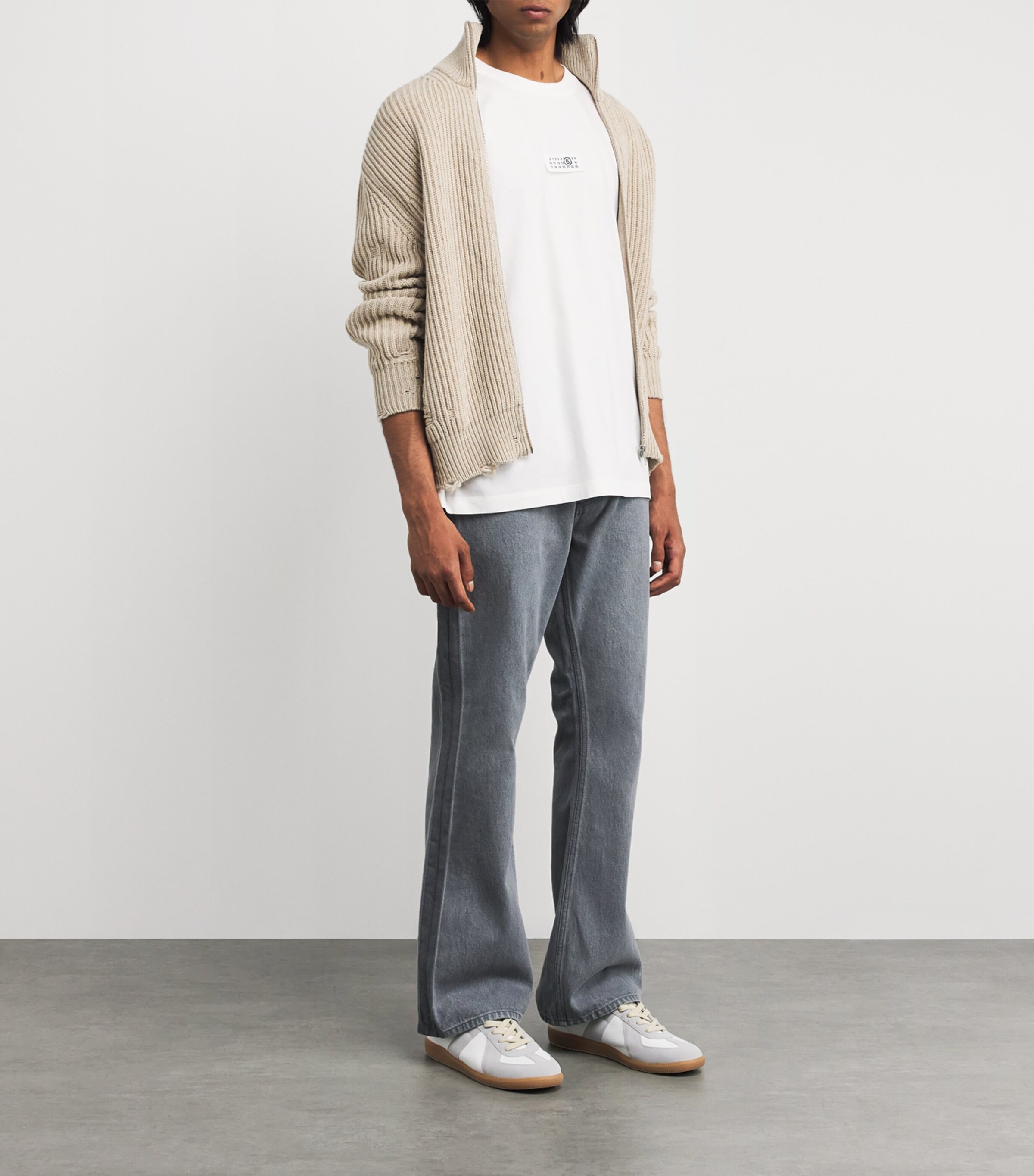 Cotton Numeric Tab T-Shirt 101 - OFF WHITE Image 2