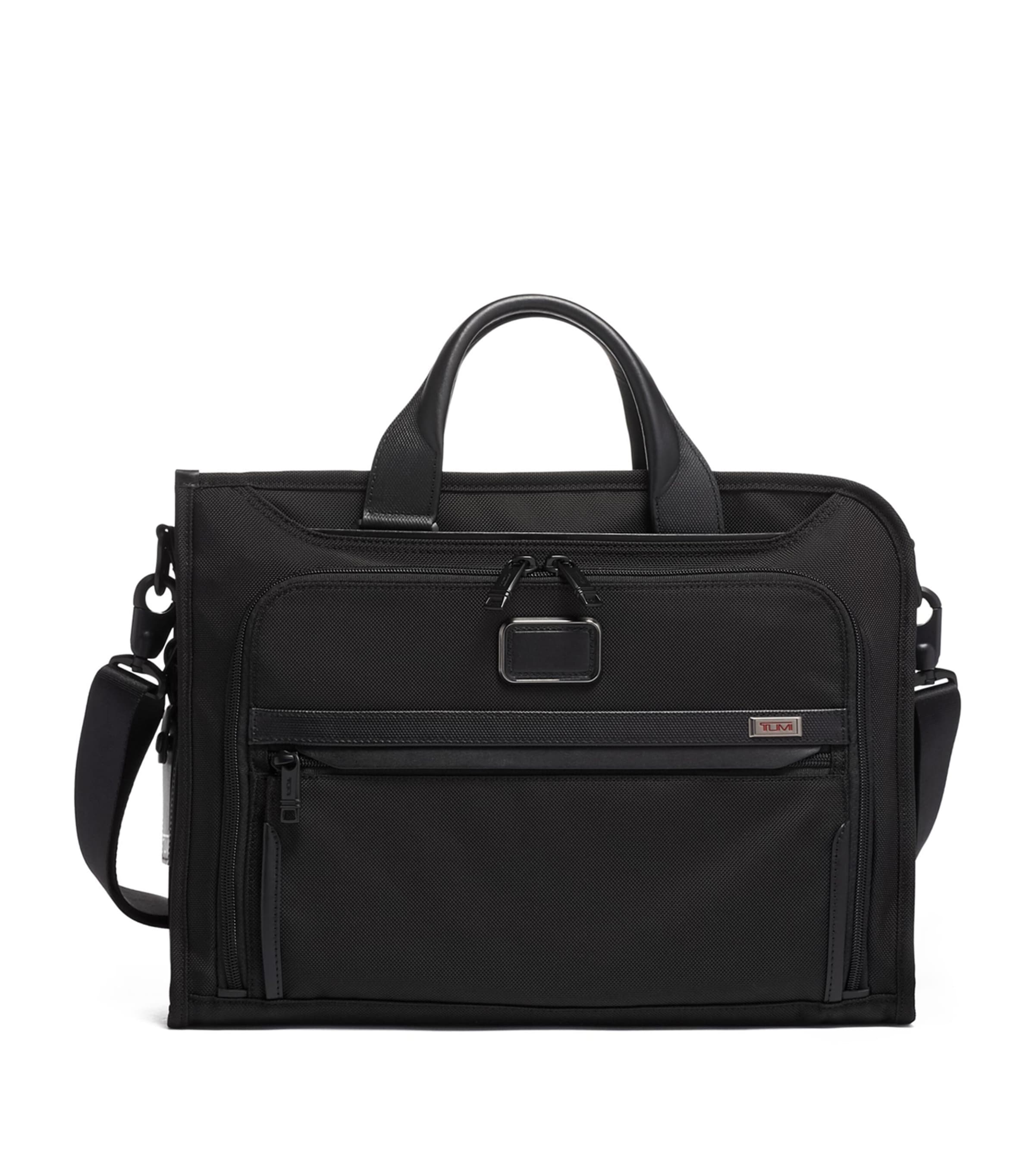Tumi Alpha 3 Slim Deluxe Portfolio In Black
