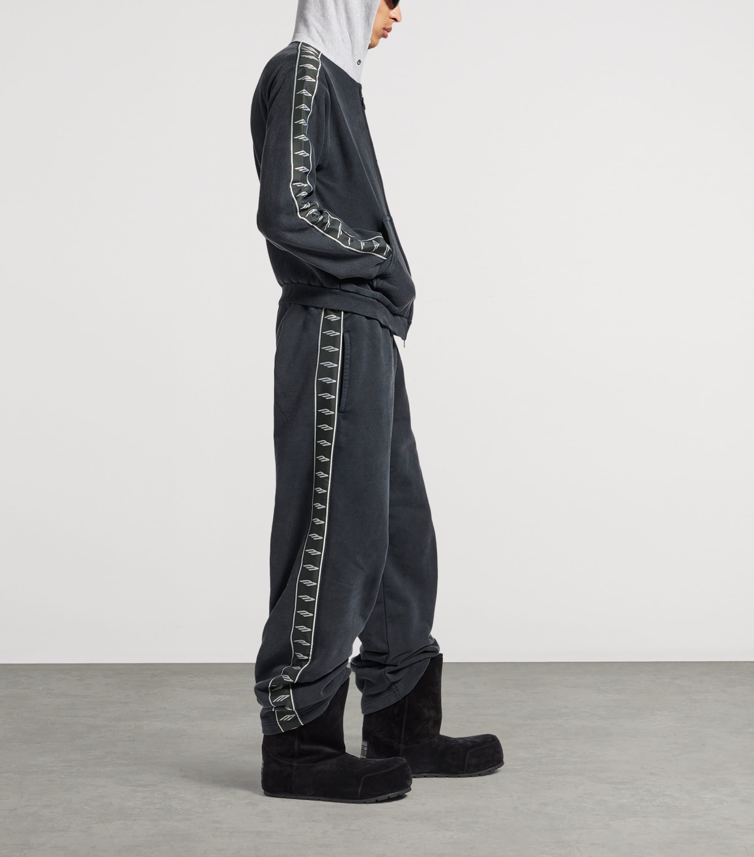 Balenciaga Mens Cotton 3B Sports Icon Hoodie Image 4