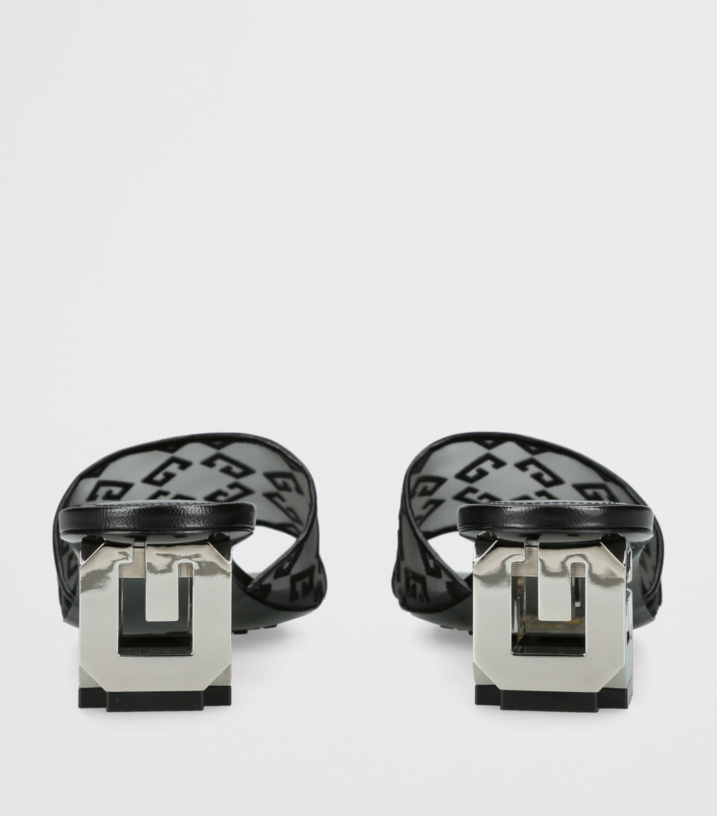 Mesh G Cube Mules 45 BLACK Image 2