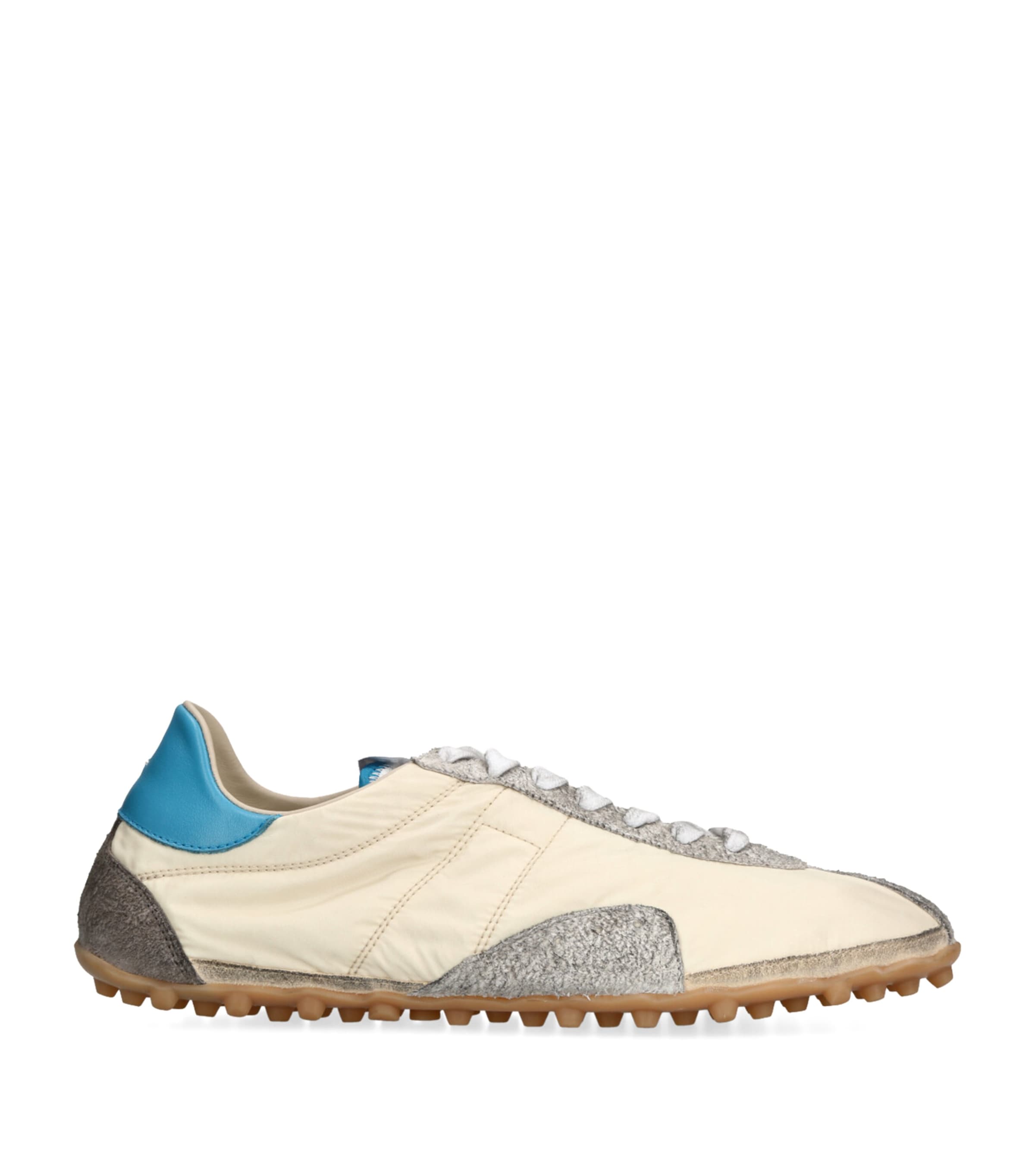 Maison Margiela Sprinters Low Top Sneakers With Dirty Effect