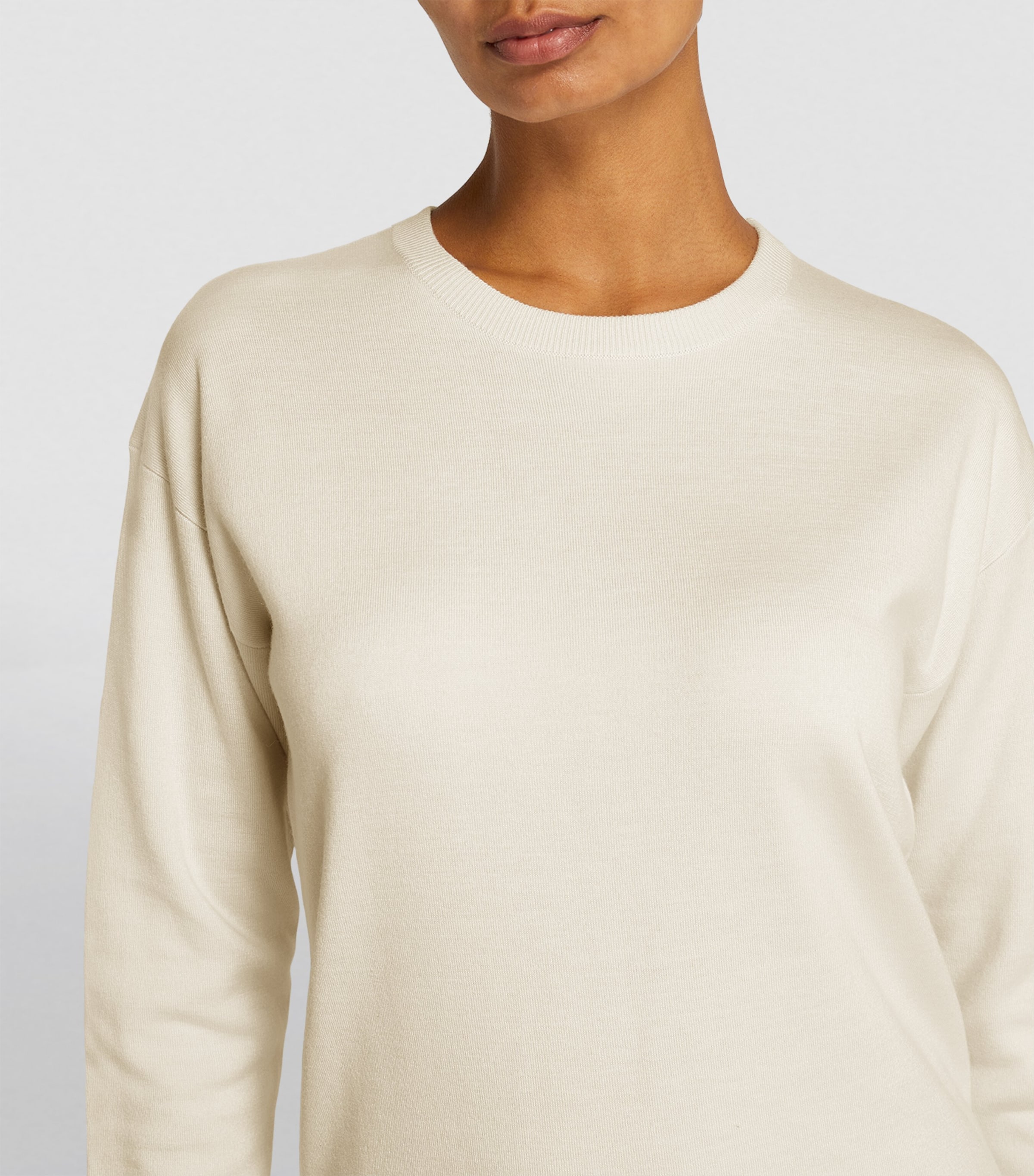 Silk-Blend Carmel Tracksuit ALASKA Image 6