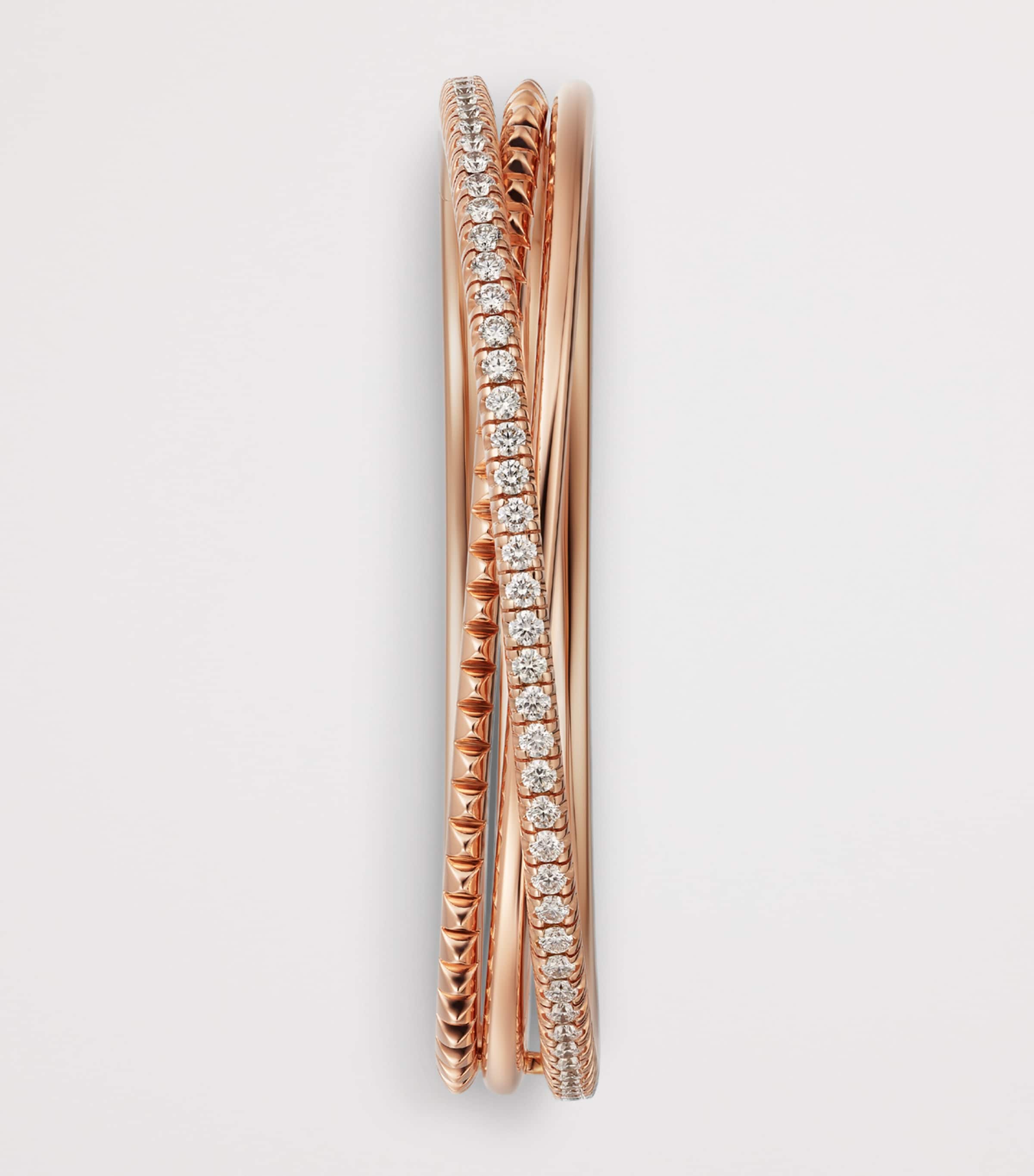 Cartier Rose Gold and Diamond Étincelle de Cartier Bangle Rose Gold Image 5