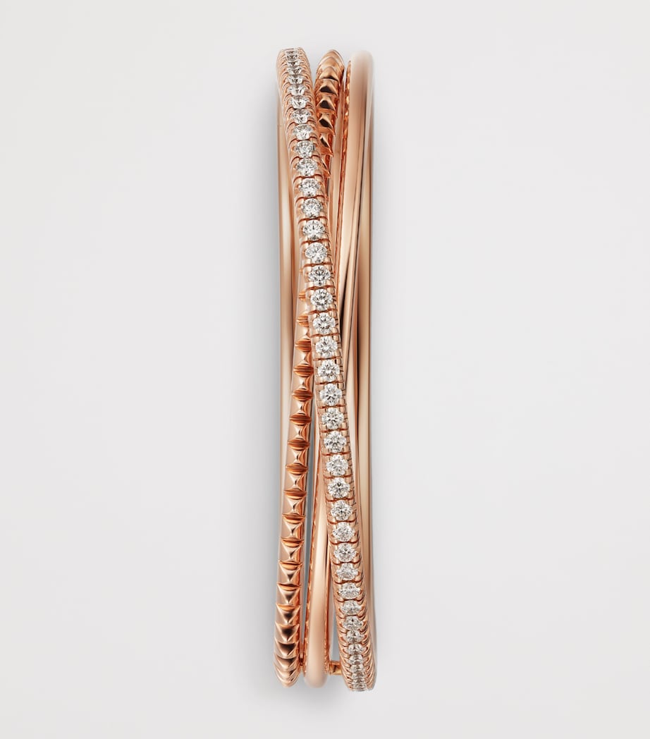 Cartier Rose Gold and Diamond Étincelle de Cartier Bangle Rose Gold Image 5