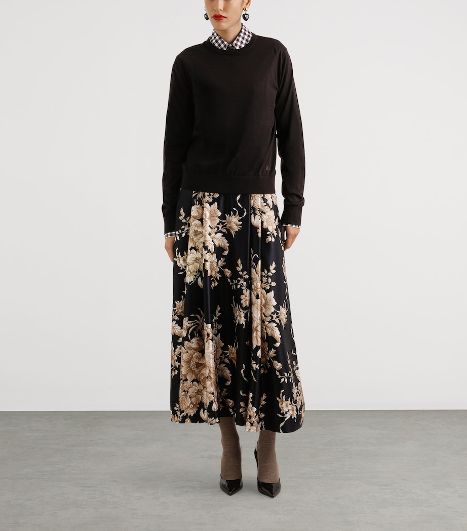 Cashmere Sweater M0682-EBONY Image 2