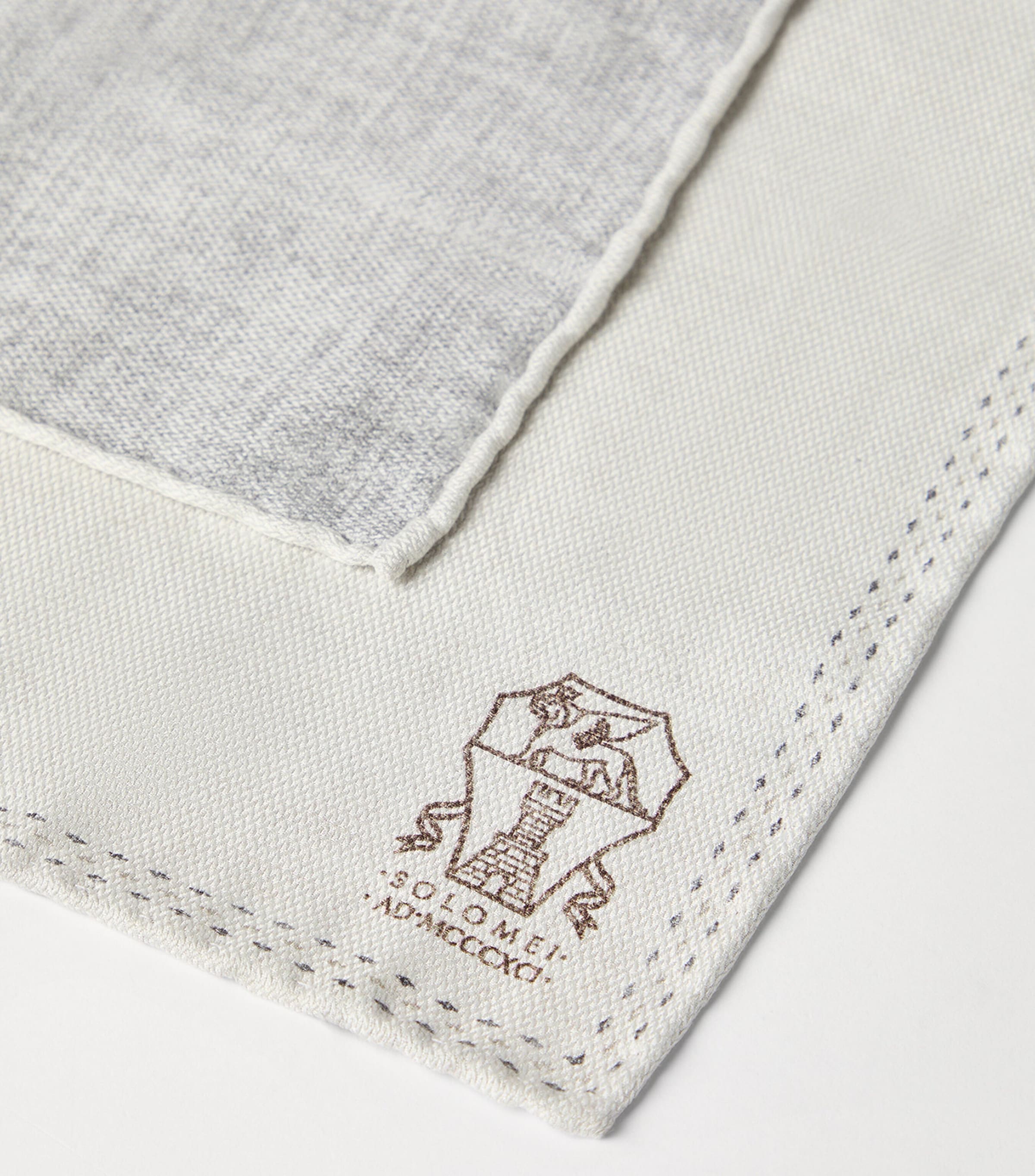 Silk Logo Pocket Square COV48 Image 3